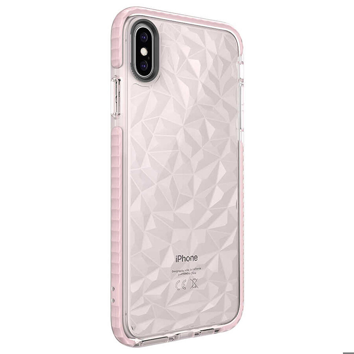 iPhone XS Max 6.5 Uyumlu Zore Buzz Kapak-Pembe