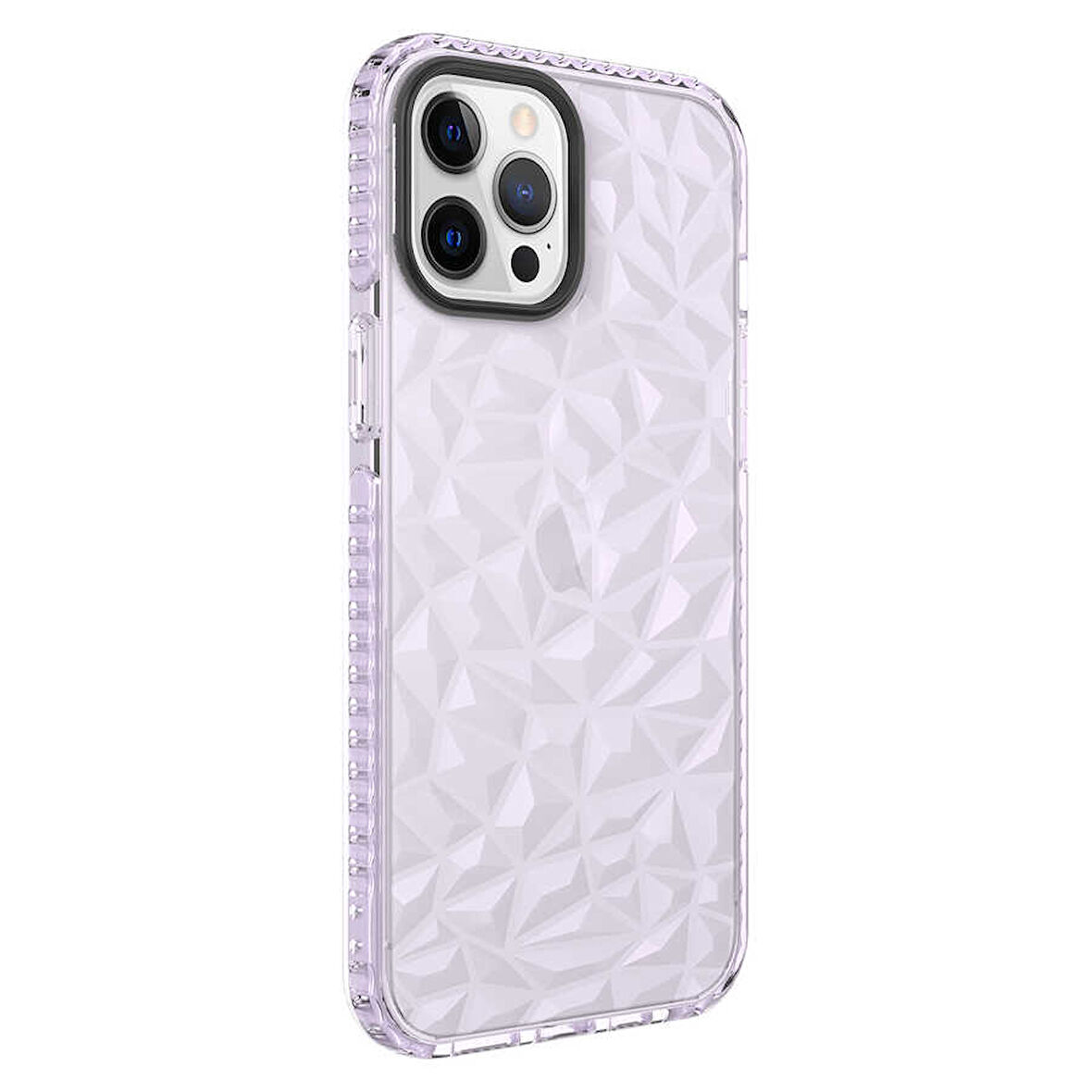 iPhone 12 Pro Max Uyumlu Zore Buzz Kılıf-Mor