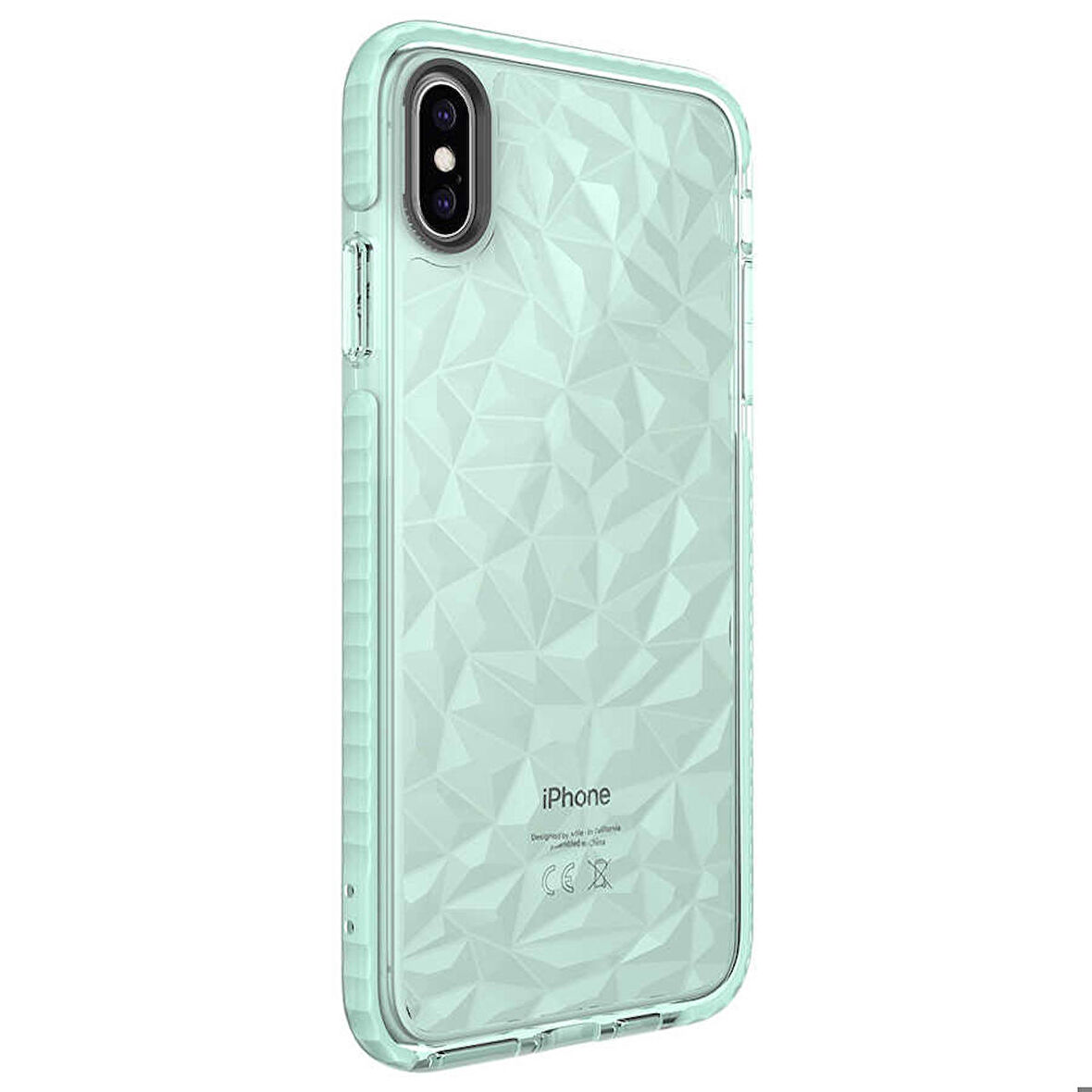 iPhone XS Max 6.5 Uyumlu Zore Buzz Kapak-Yeşil