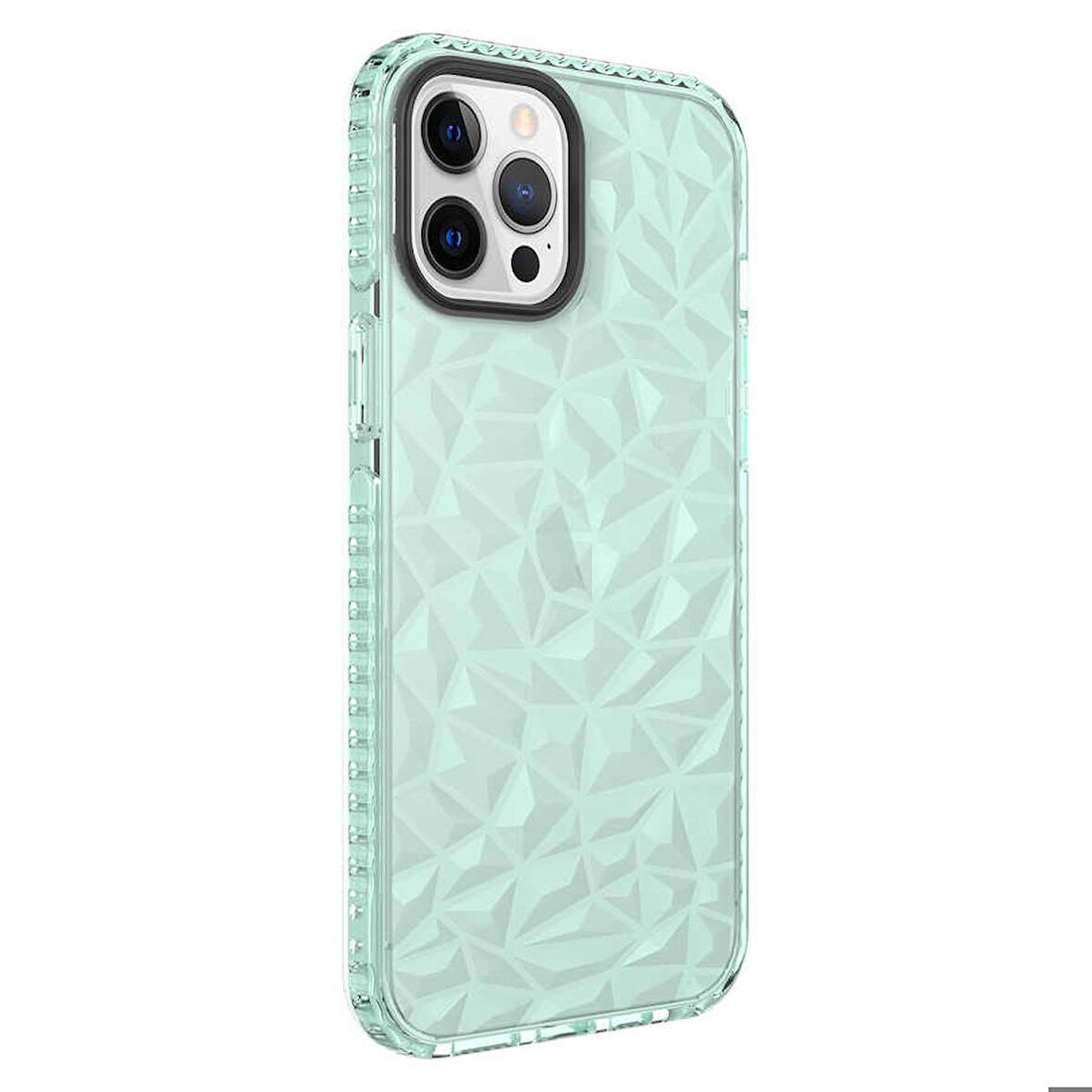 iPhone 12 Pro Uyumlu Zore Buzz Kapak-Yeşil