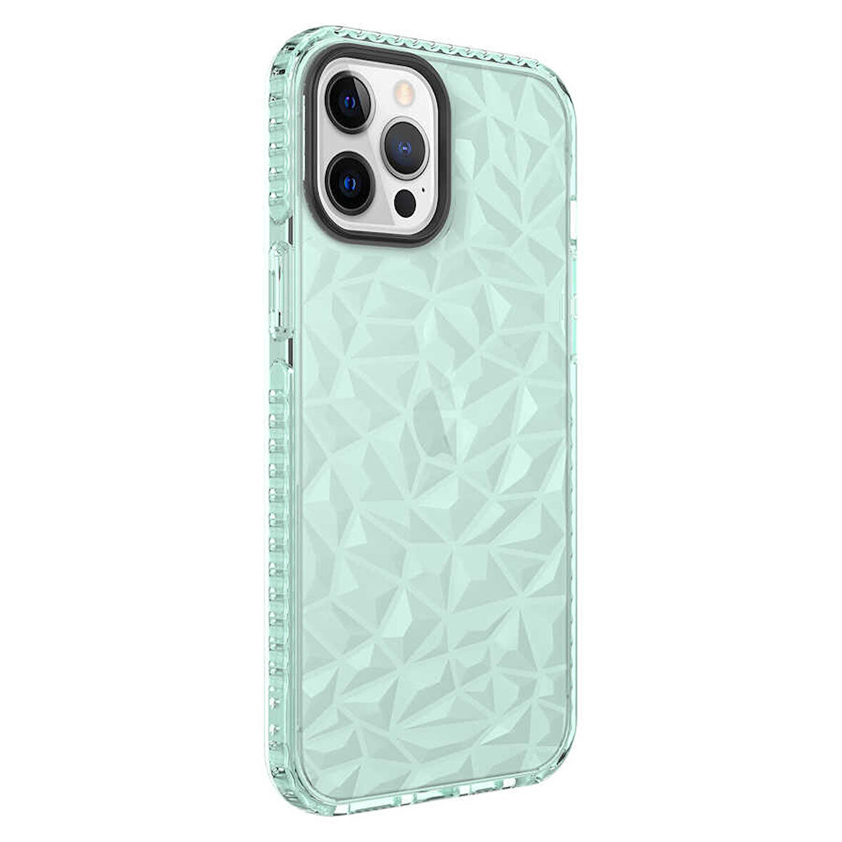 iPhone 12 Pro Max Uyumlu Zore Buzz Kılıf-Yeşil