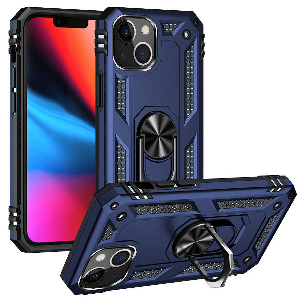 iPhone 13 Uyumlu Zore Vega Kılıf-Mavi