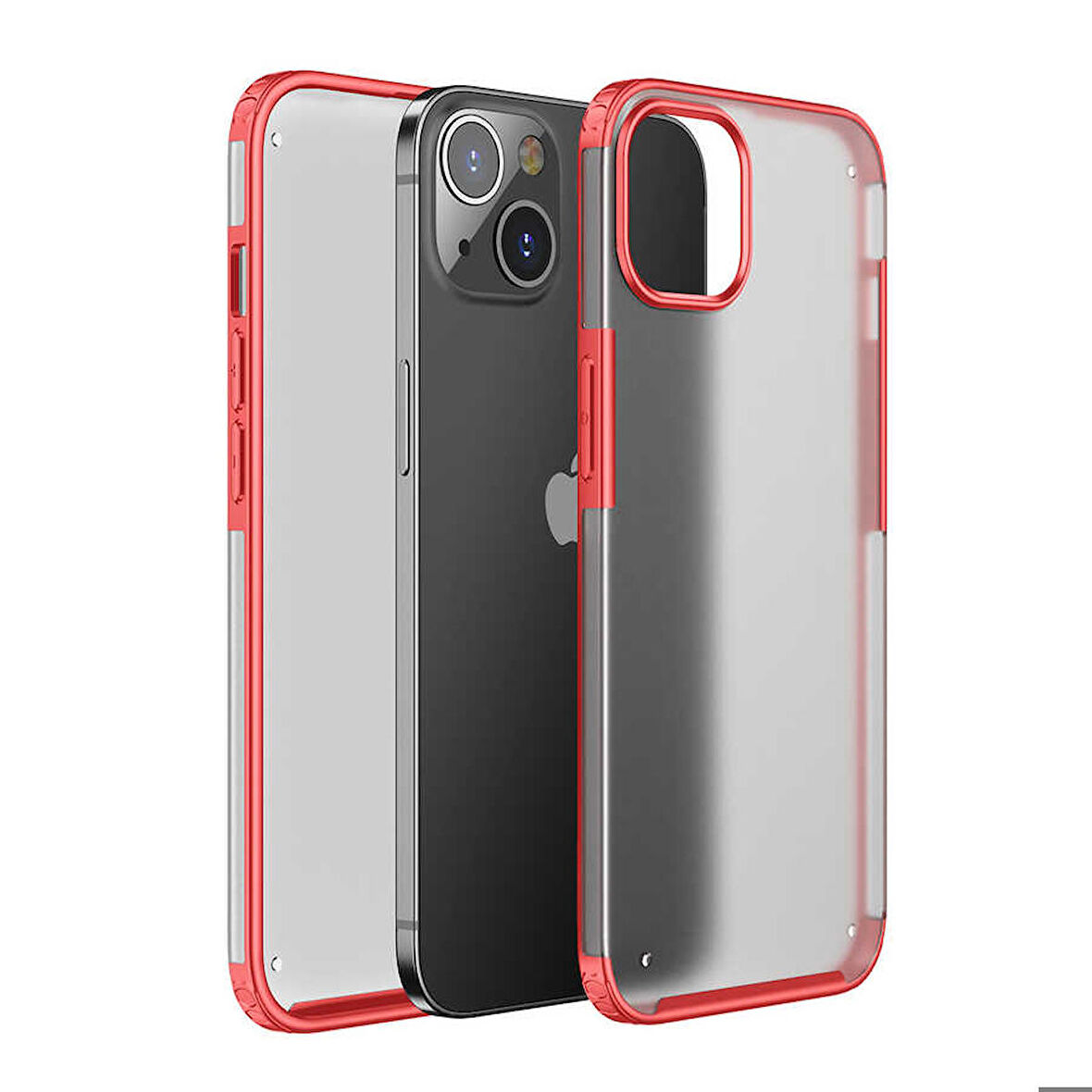 iPhone 13 Uyumlu Zore Volks Kapak-Kırmızı