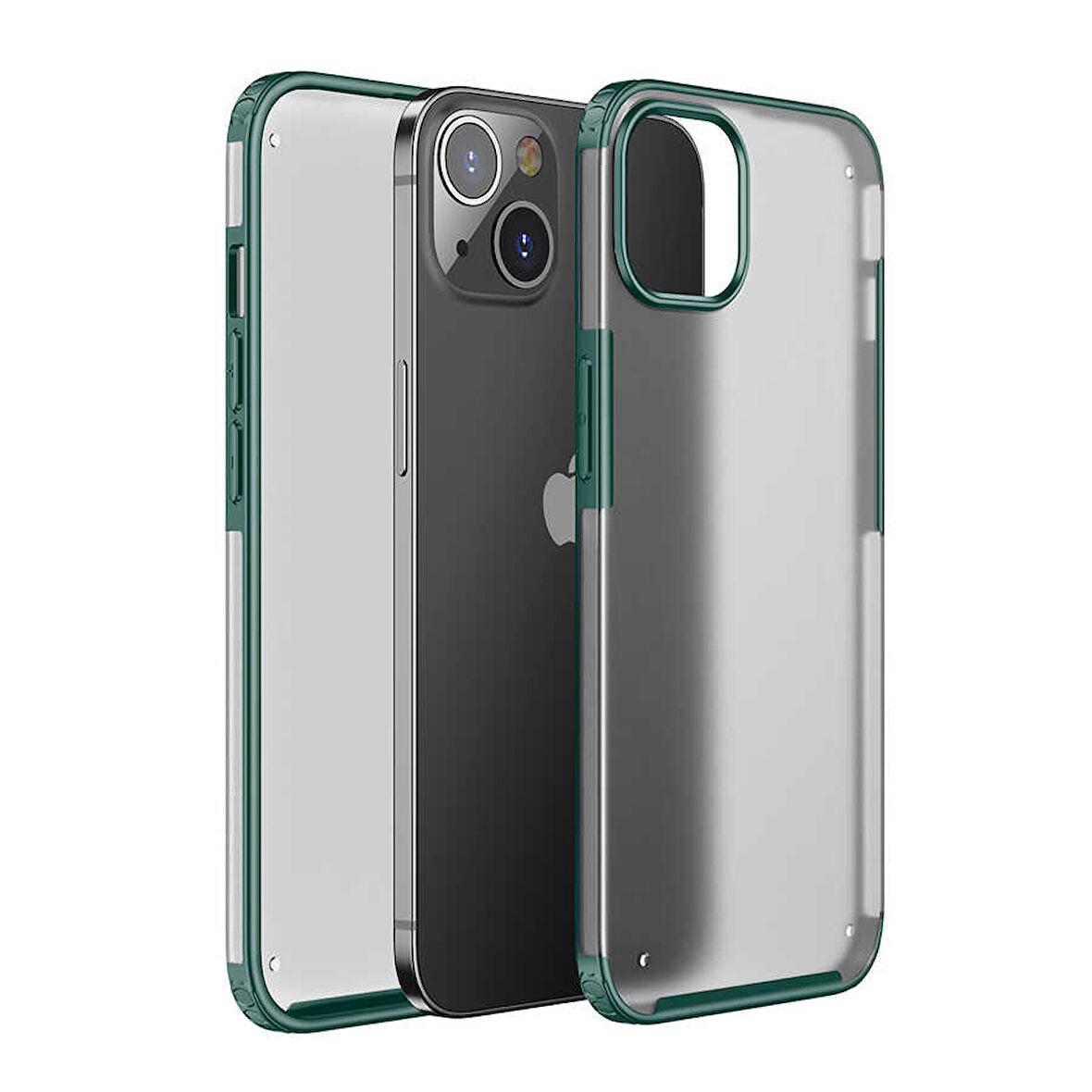 iPhone 13 Uyumlu Zore Volks Kılıf-Koyu Yeşil