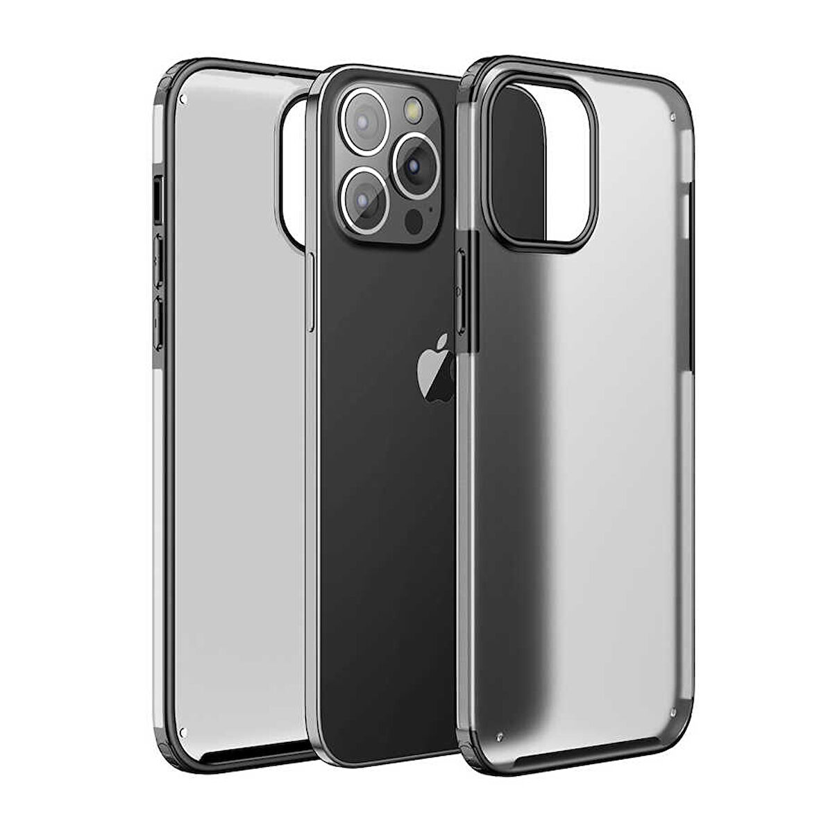 iPhone 13 Pro Uyumlu Zore Volks Kılıf-Siyah