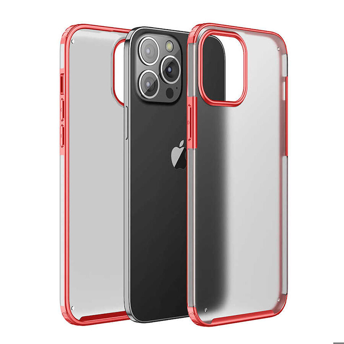 iPhone 13 Pro Uyumlu Zore Volks Kapak-Kırmızı