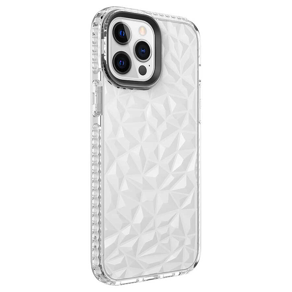 iPhone 13 Pro Uyumlu Zore Buzz Kılıf-Beyaz