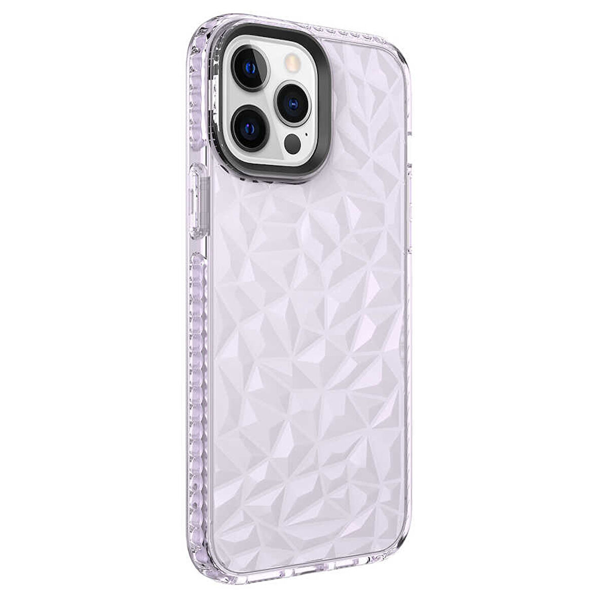 iPhone 13 Pro Uyumlu Zore Buzz Kılıf-Mor