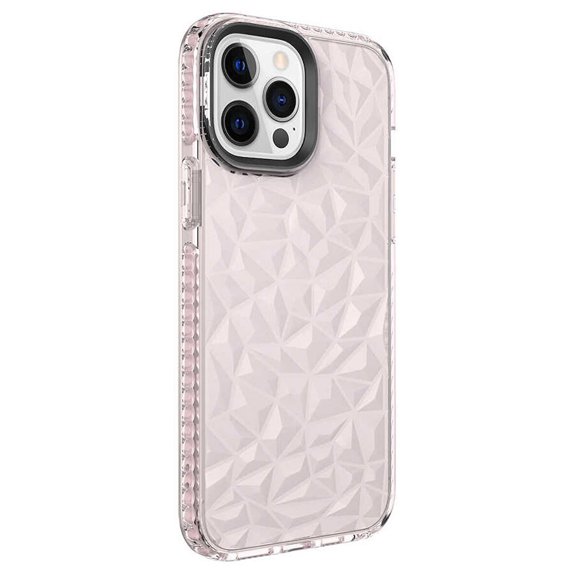 iPhone 13 Pro Max Uyumlu Zore Buzz Kapak-Pembe