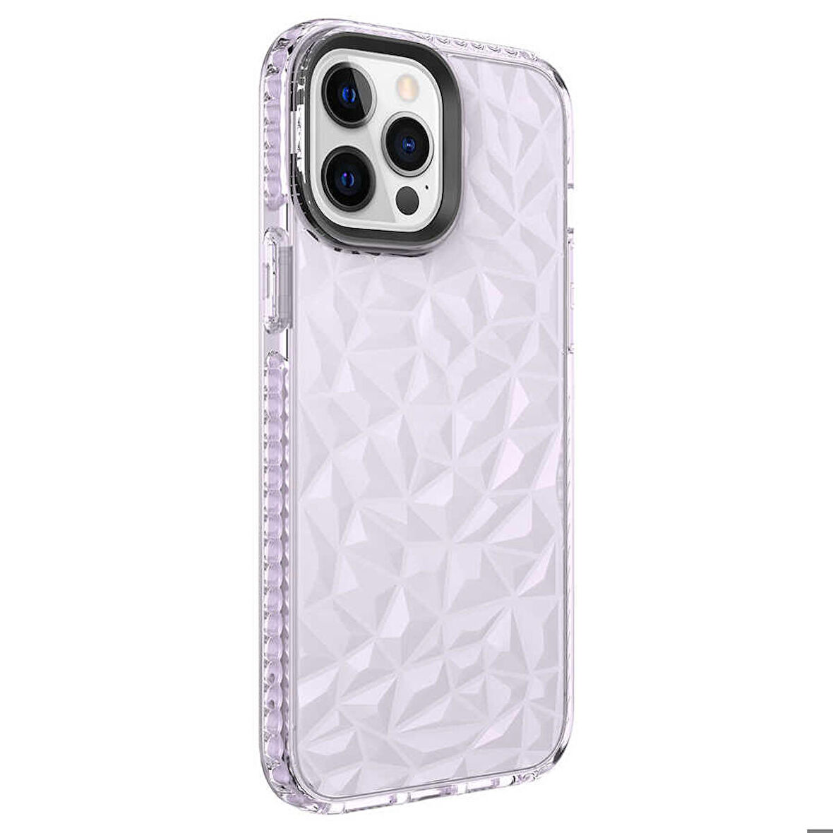 iPhone 13 Pro Max Uyumlu Zore Buzz Kapak-Mor