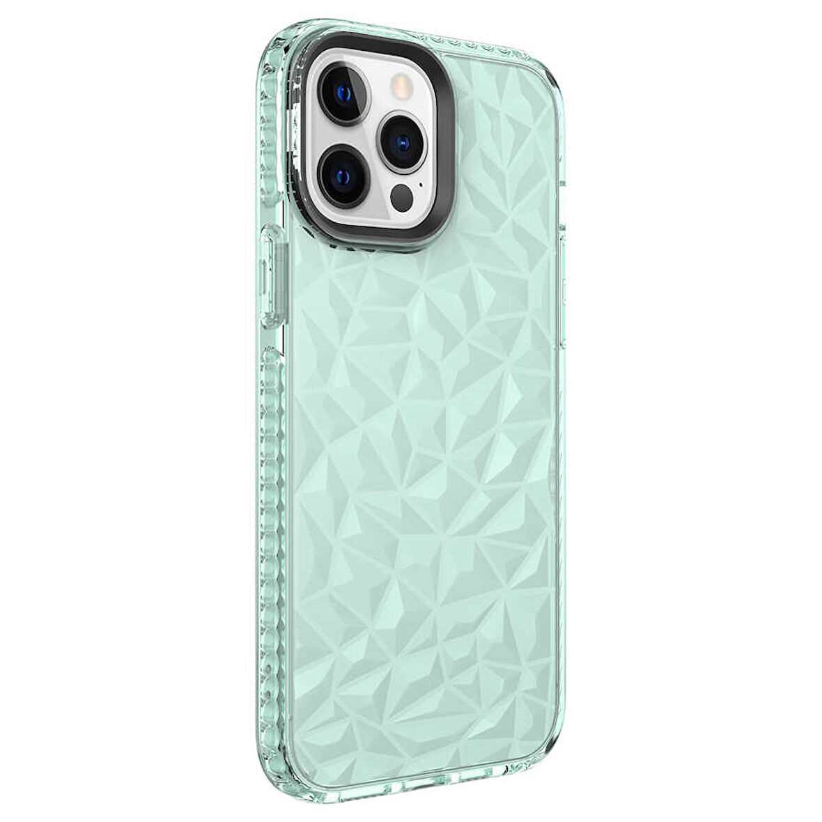 iPhone 13 Pro Uyumlu Zore Buzz Kılıf-Yeşil