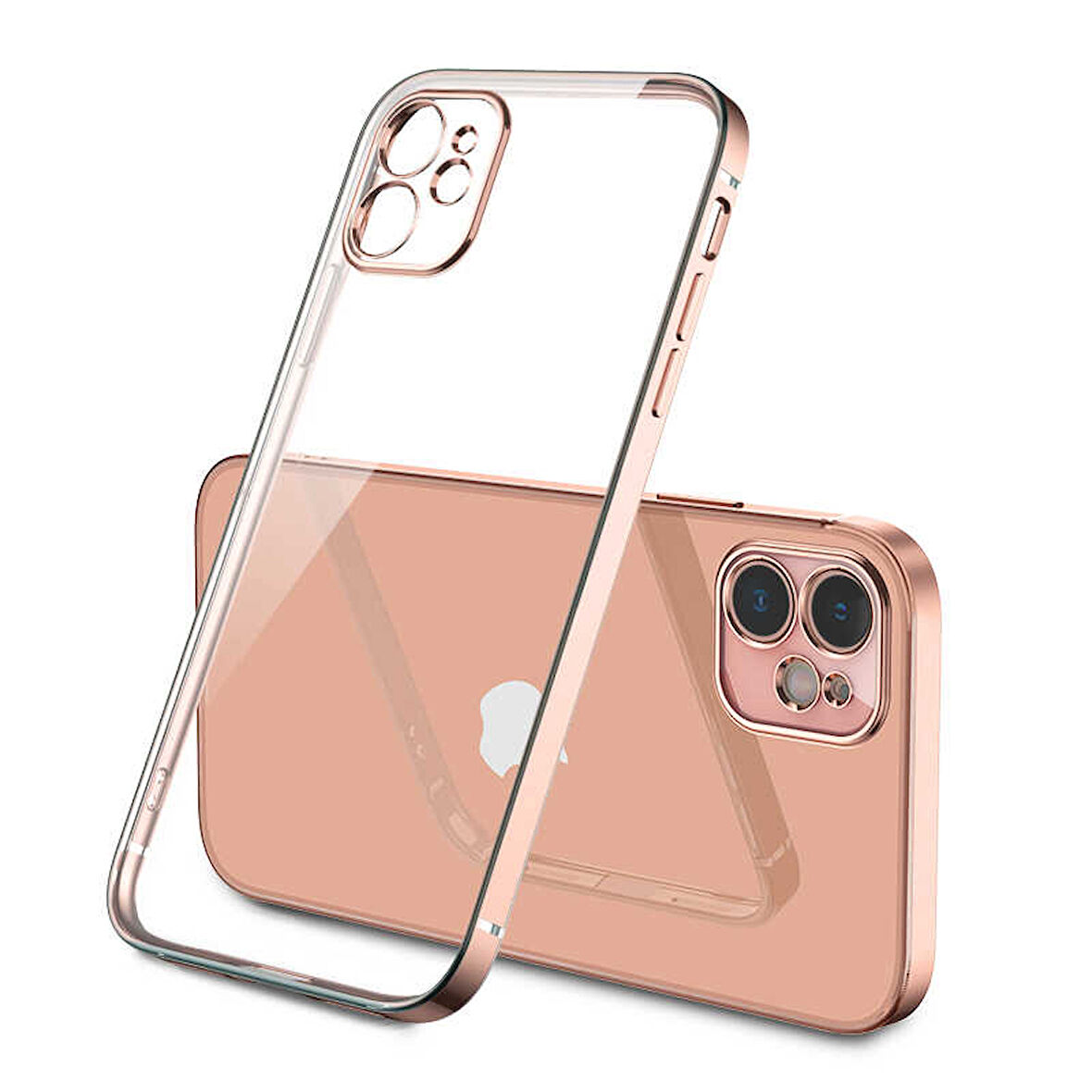 iPhone 12 Uyumlu Zore Gbox Kılıf-Gold