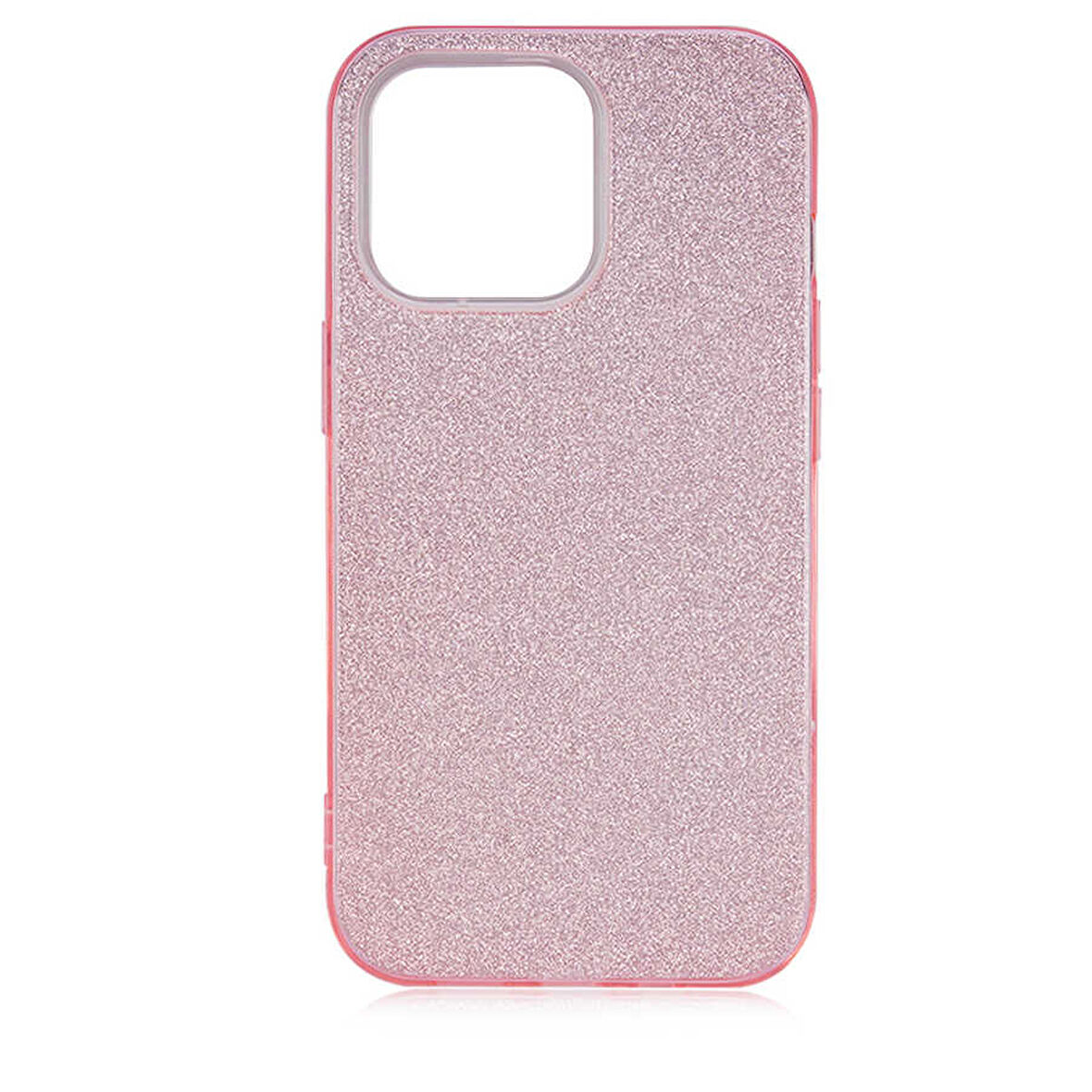 iPhone 13 Pro Uyumlu Zore Shining Silikon-Rose Gold