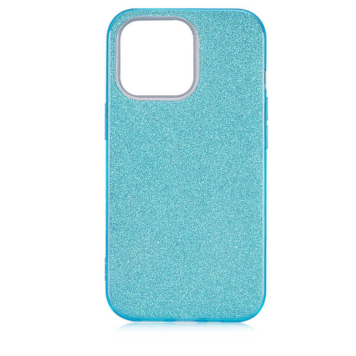 iPhone 13 Pro Uyumlu Zore Shining Silikon-Mavi