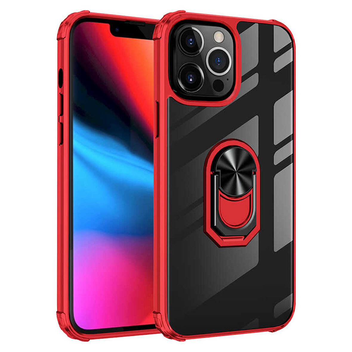 iPhone 13 Pro Uyumlu Zore Mola Kılıf-Kırmızı