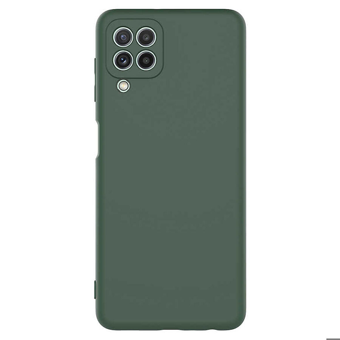 Galaxy M22 Uyumlu Zore Mara Lansman Kapak-Koyu Yeşil