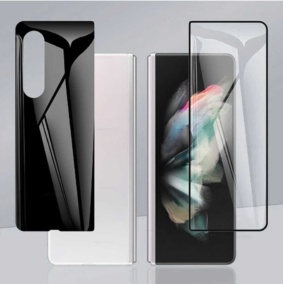 Galaxy Z Fold 3 Uyumlu Zore 2.5D Glass Ekran Koruyucu