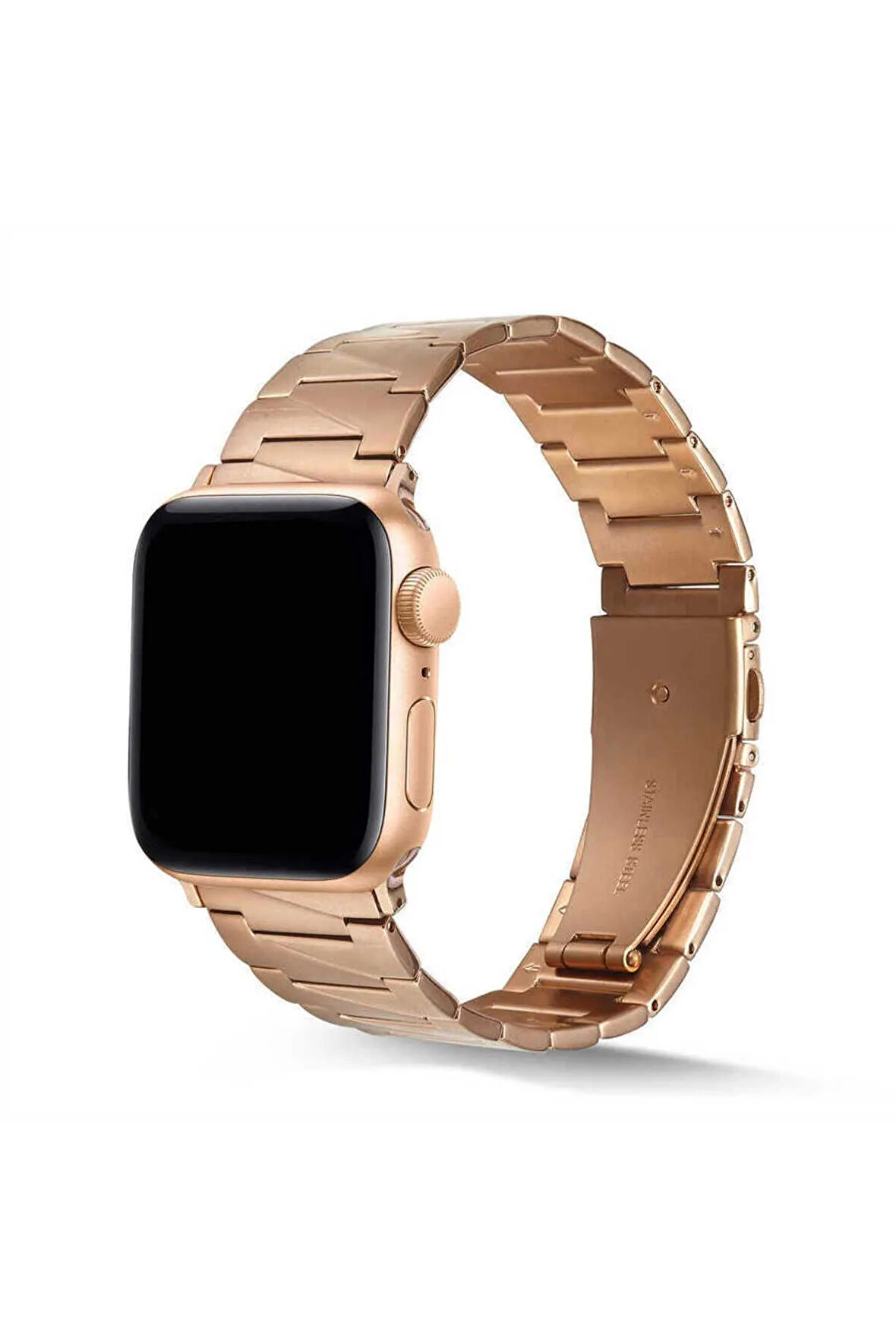 Apple Watch 42mm Uyumlu Krd-48 Metal Kordon Rose Gold