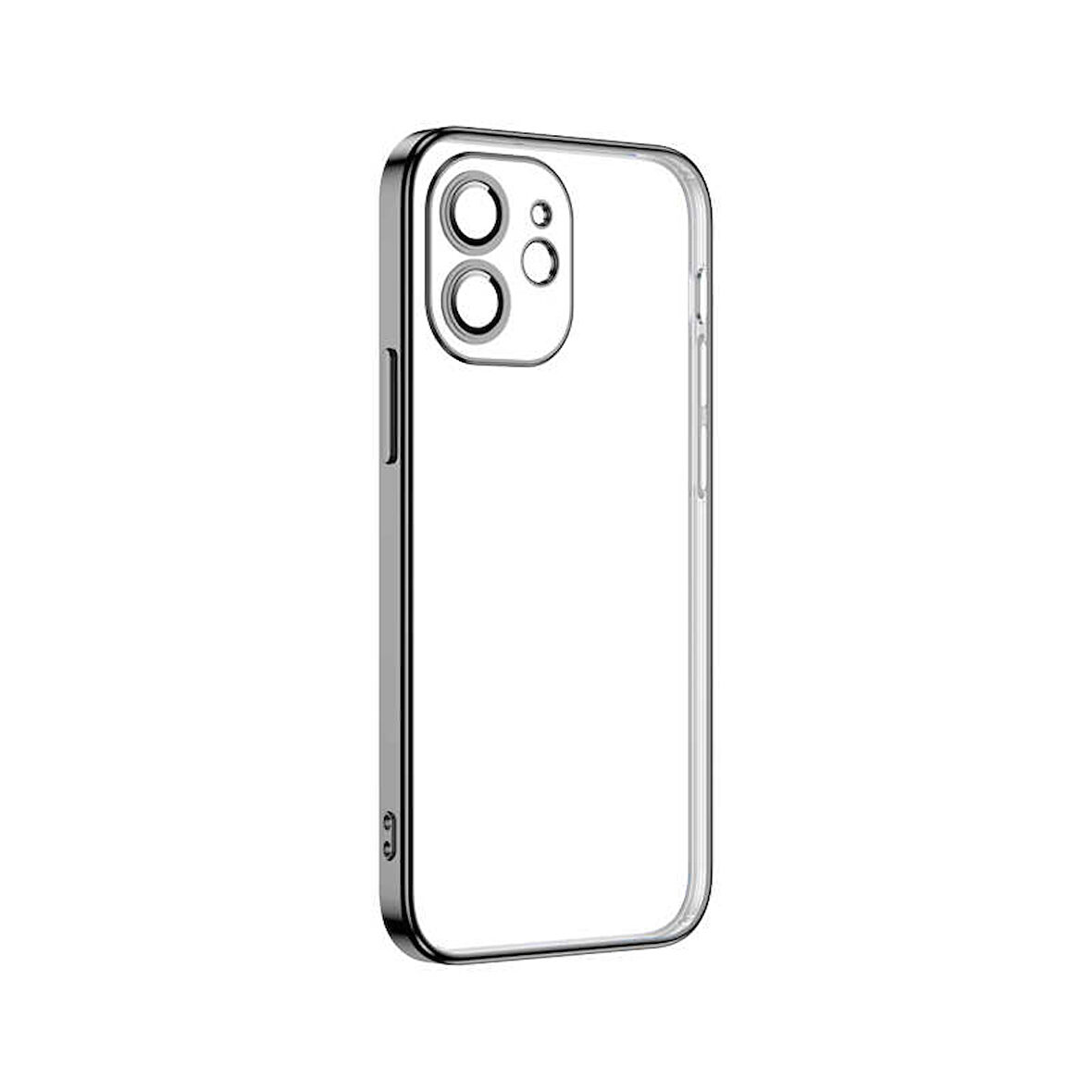 iPhone 12 Uyumlu Zore Krep Kılıf-Siyah