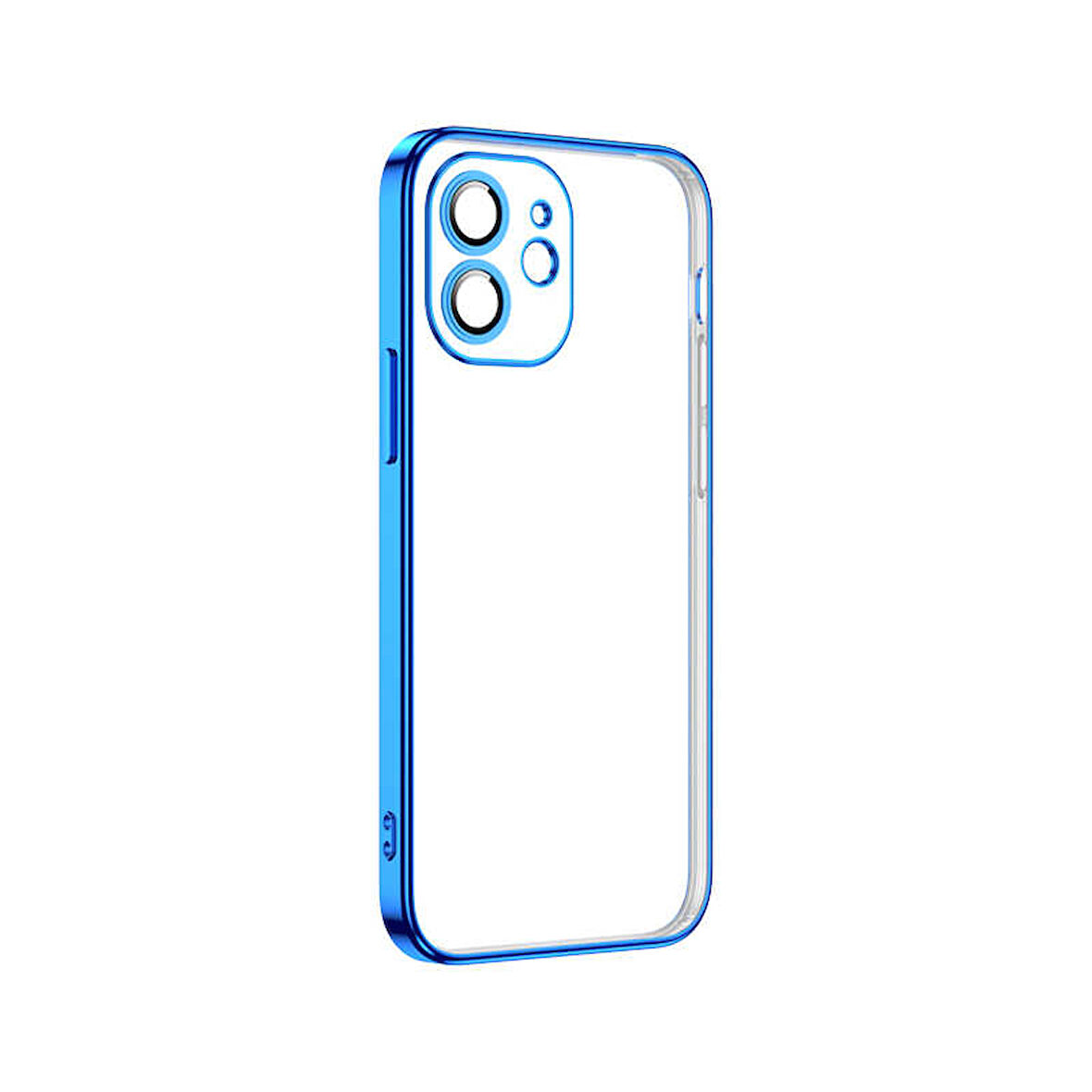 iPhone 12 Uyumlu Zore Krep Kılıf-Mavi