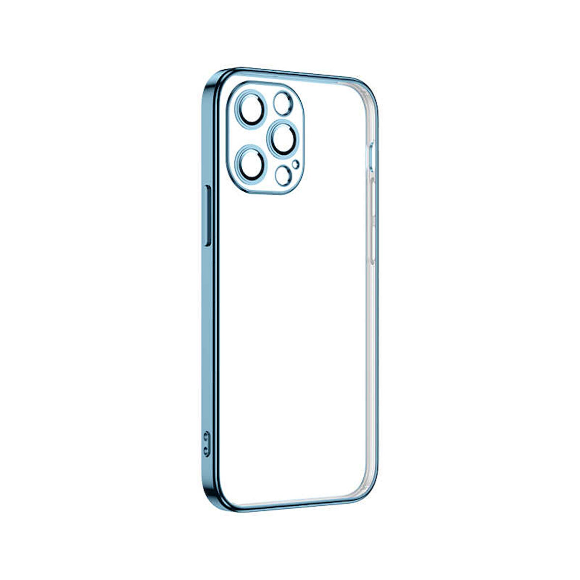 iPhone 12 Pro Uyumlu Zore Krep Kılıf-Mavi