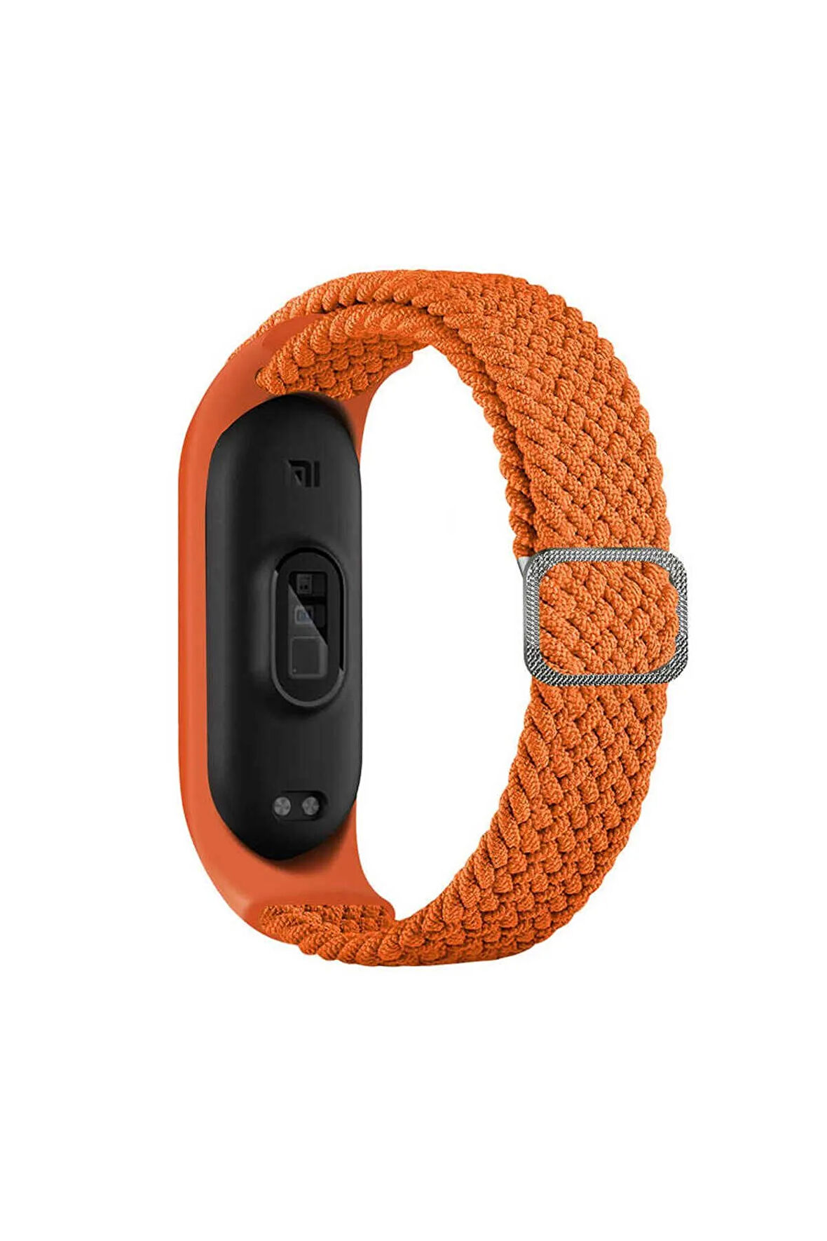 Xiaomi Mi Band 5 Uyumlu Krd-49 Örgü Kordon-papaya