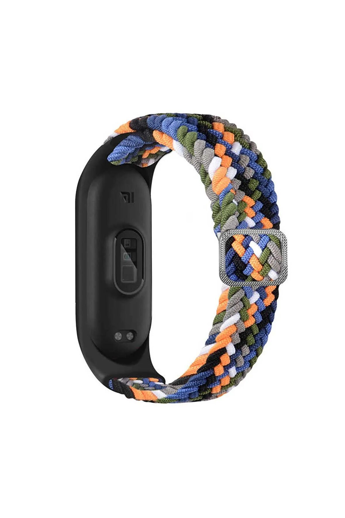 Xiaomi Mi Band 3 Uyumlu Krd-49 Örgü Kordon-denim