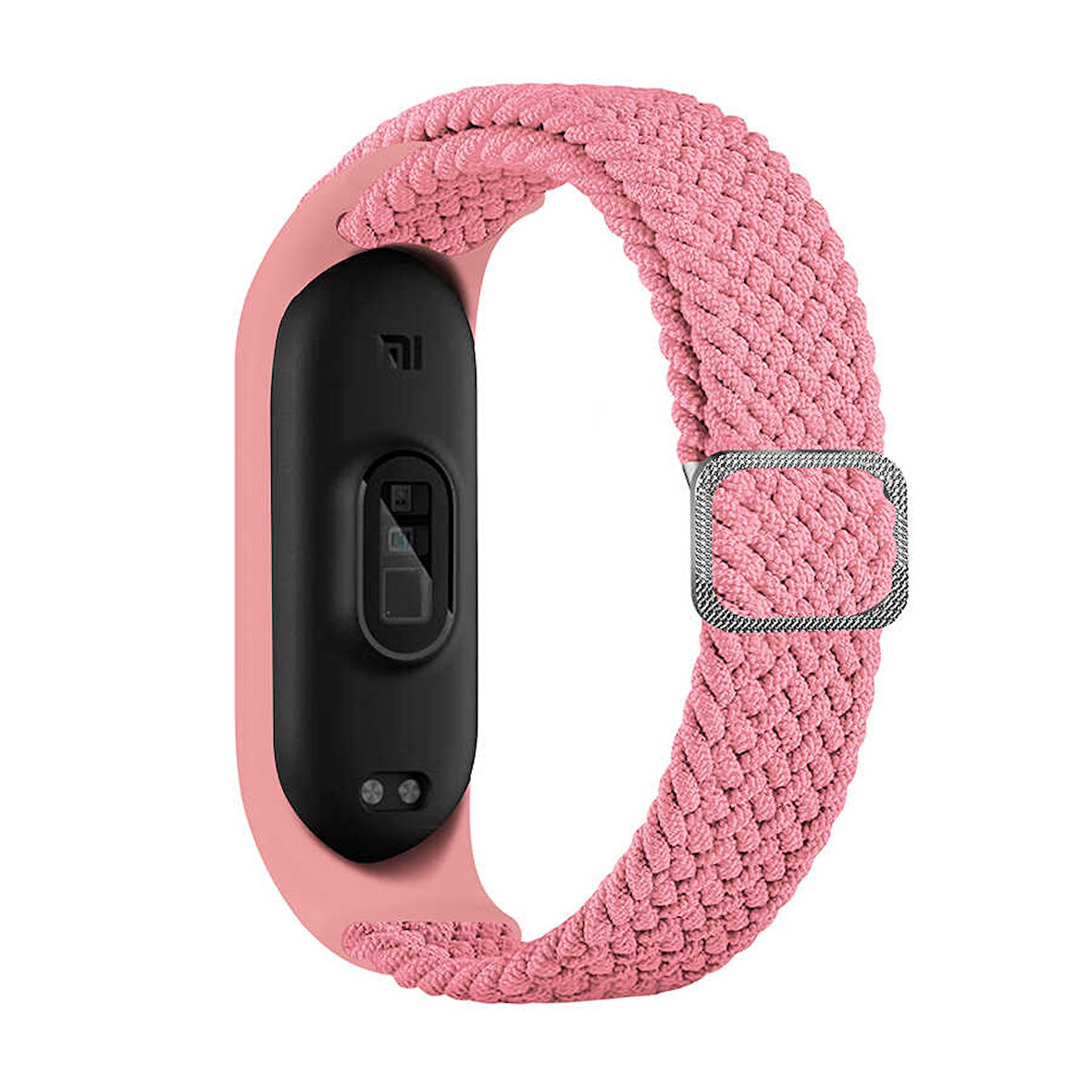 Xiaomi Mi Band 3 Uyumlu KRD-49 Örgü Zore Kordon-Pembe