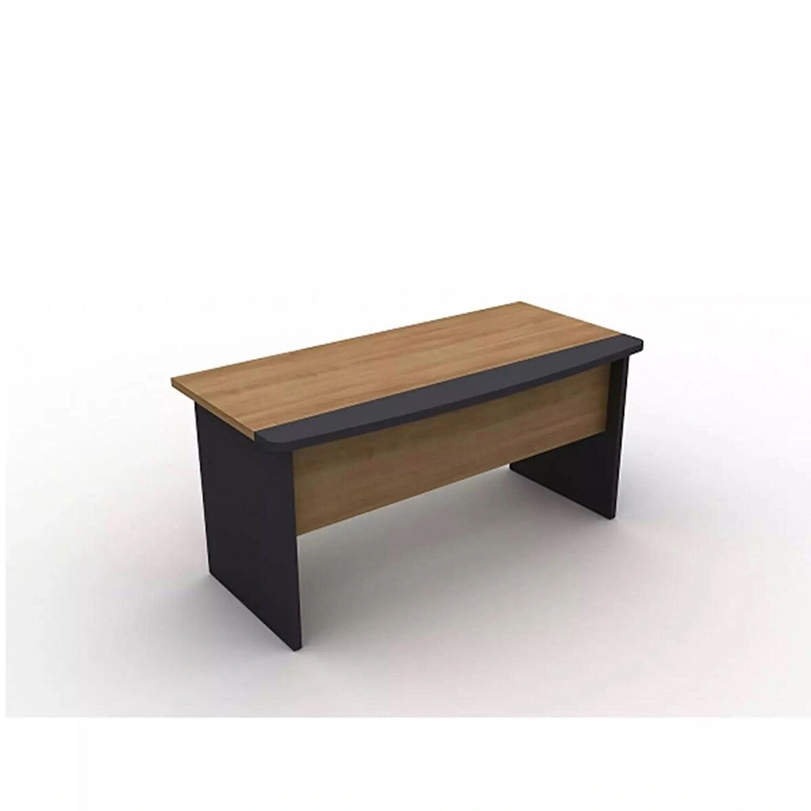 Uzay Ofis Demir Çalışma Masası-Marbella-Antrasit - 120 CM