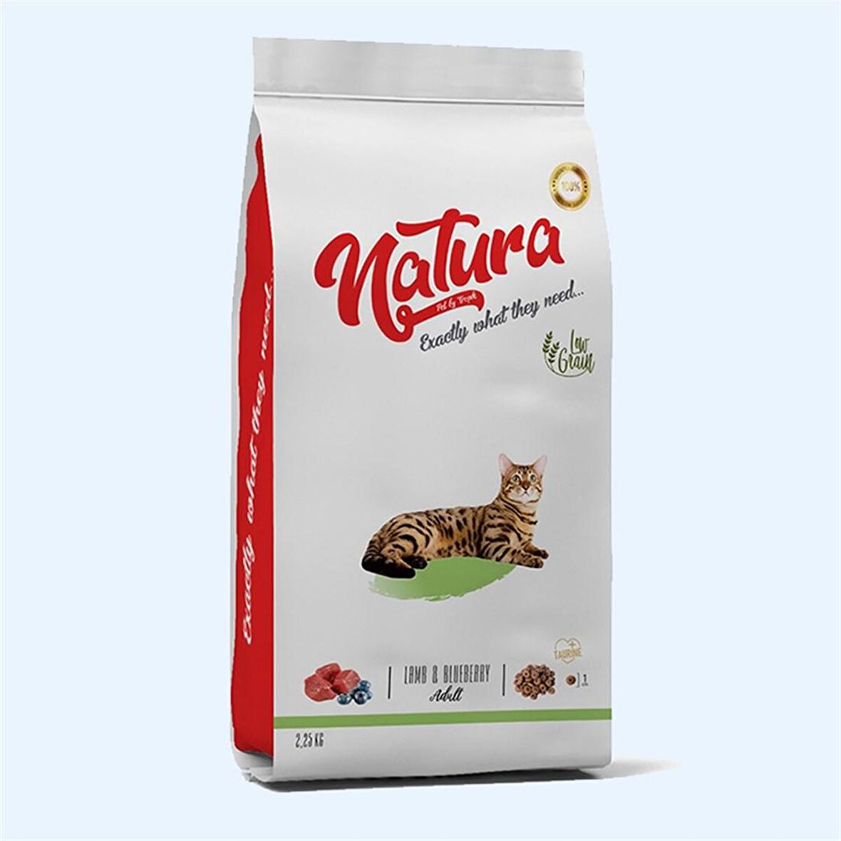 Natura Düşük Tahıllı Kuzu & Yaban Mersini Kedi Maması 2,25 kg