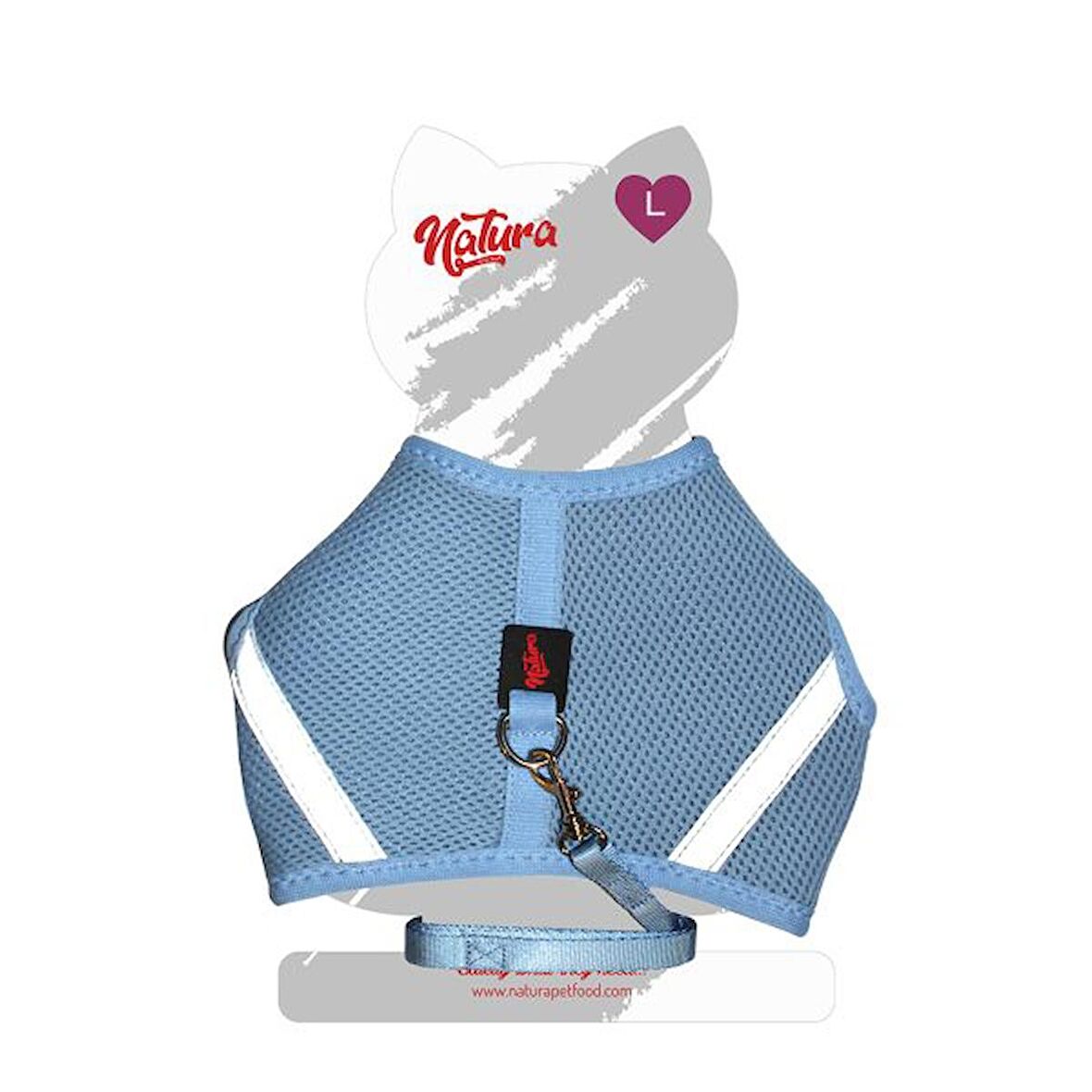 Natura Aır Net Harness For Cats - Blue L 