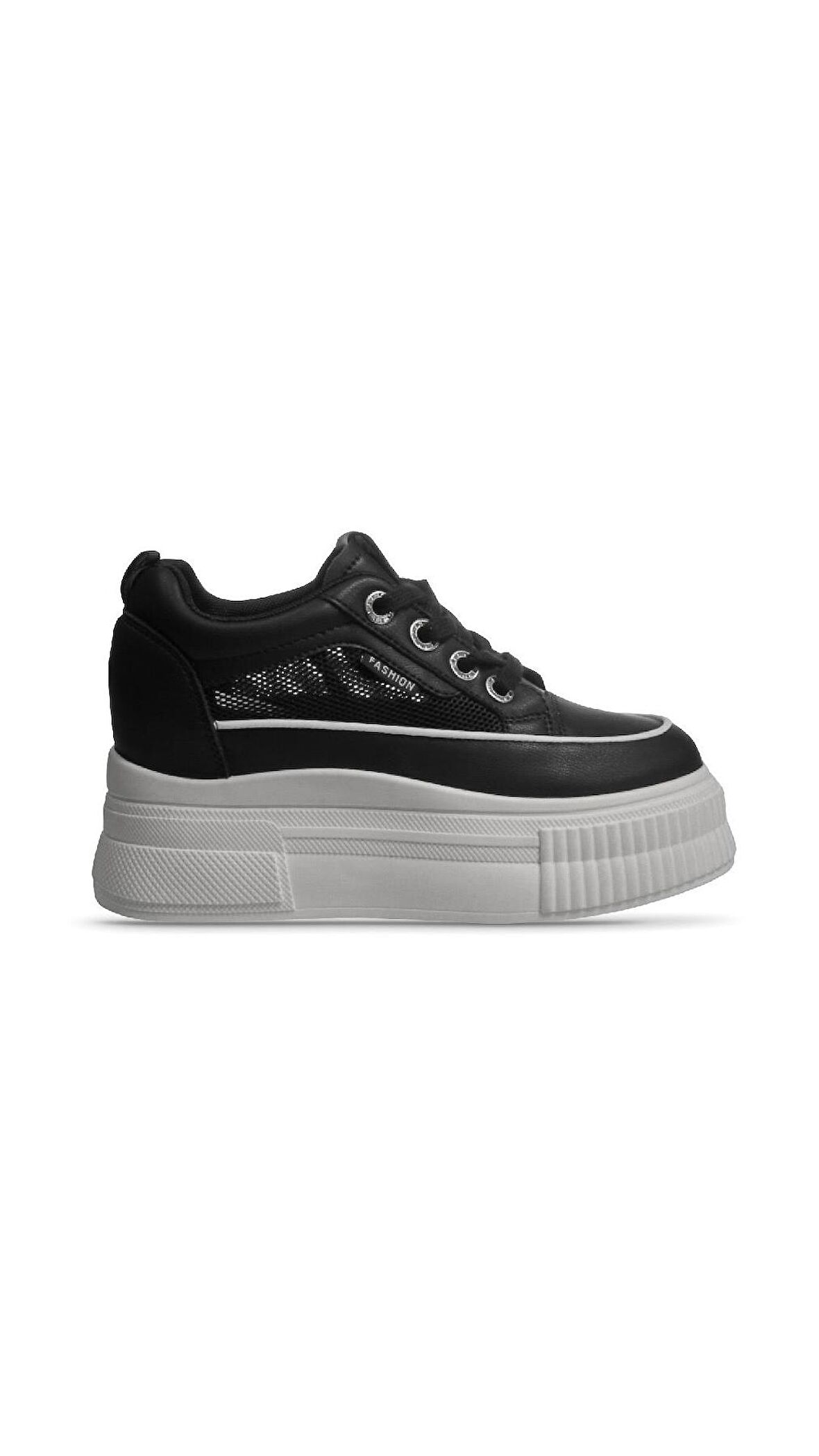 MP MetroGlam High-Top 8.0 Kadın Bağcıklı SİYAH Sneaker