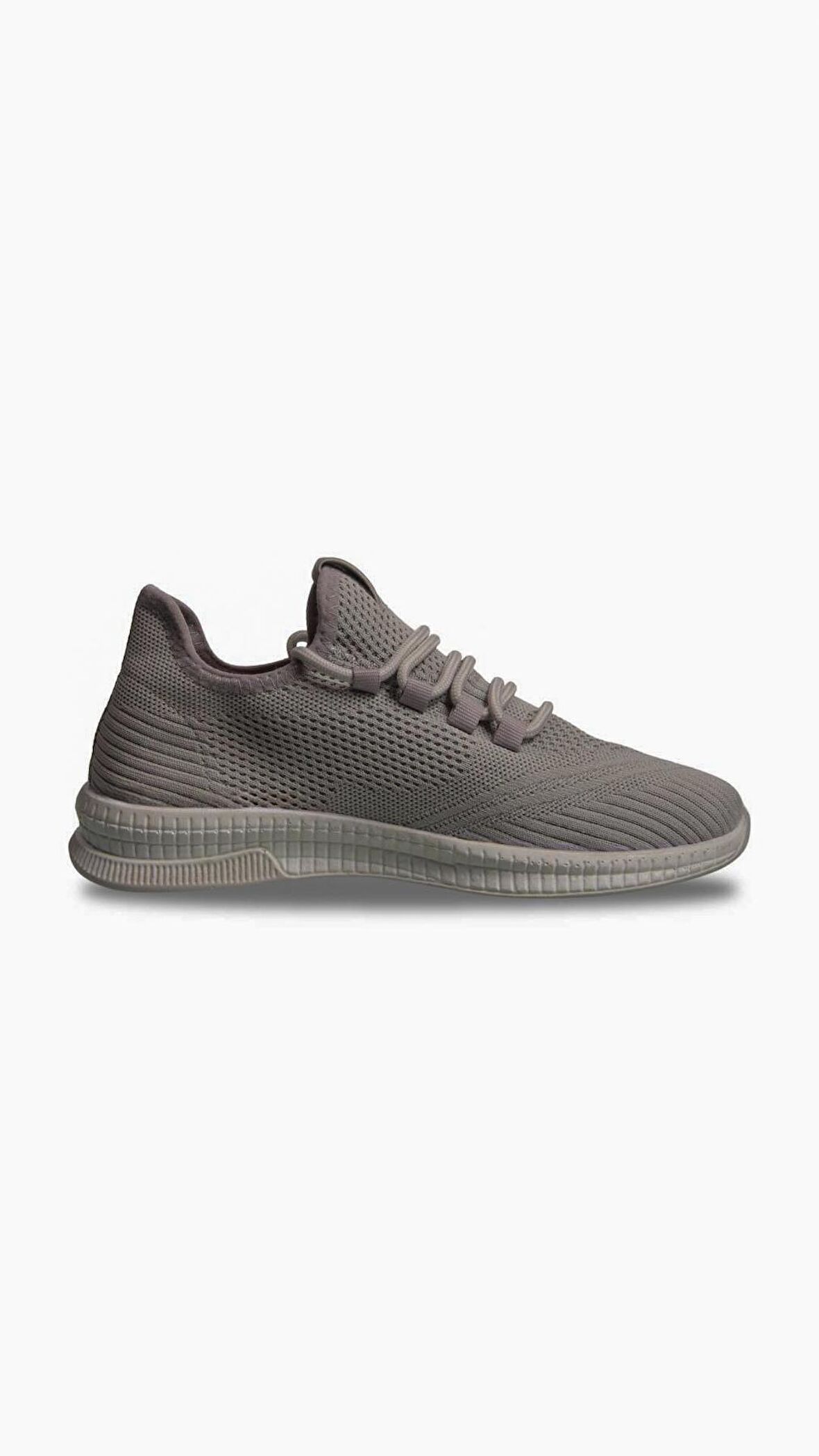 MP KnitStride Comfort Kadın Bağcıklı GRİ Sneaker