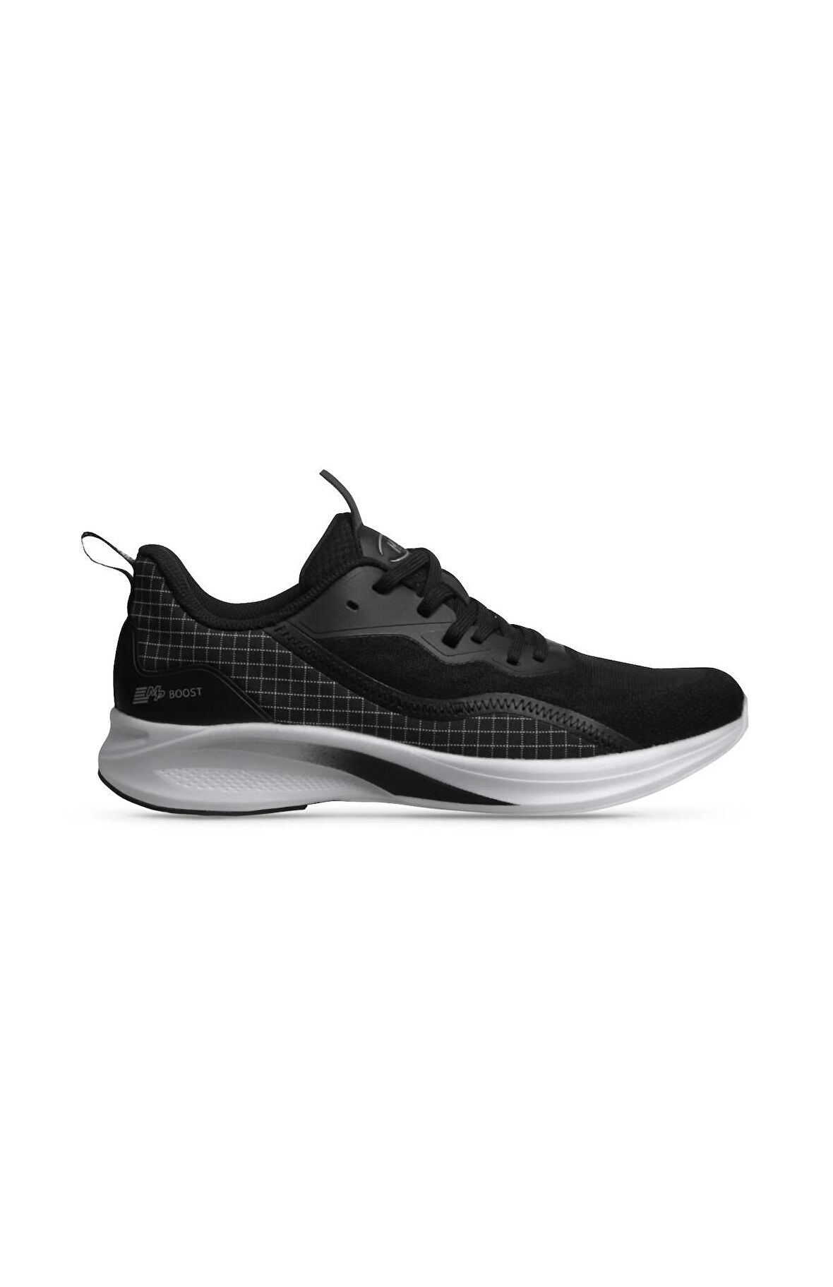 MP AeroFlex Runner Erkek Bağcıklı SİYAH-BEYAZ Spor Ayakkabı