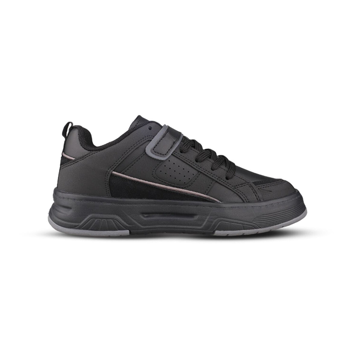 Kadın Cırtlı Siyah Sneaker
