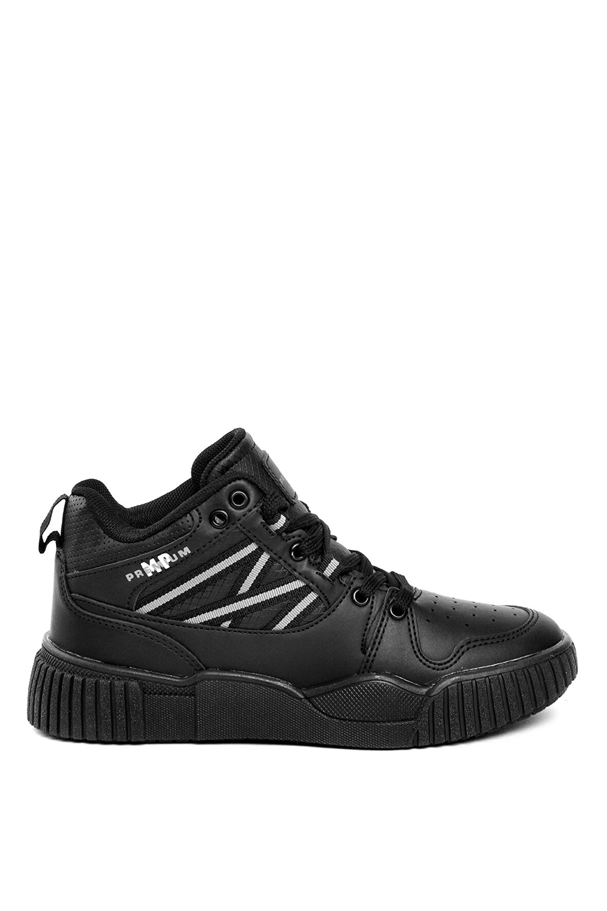 M.P 242-1827ZN Kadın Sports Hi Sneaker Ayakkabı Siyah