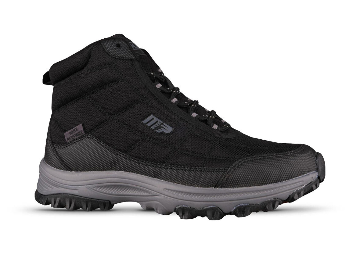 Erkek Outdoor Bot - Siyah-Gri, Su Geçirmez
