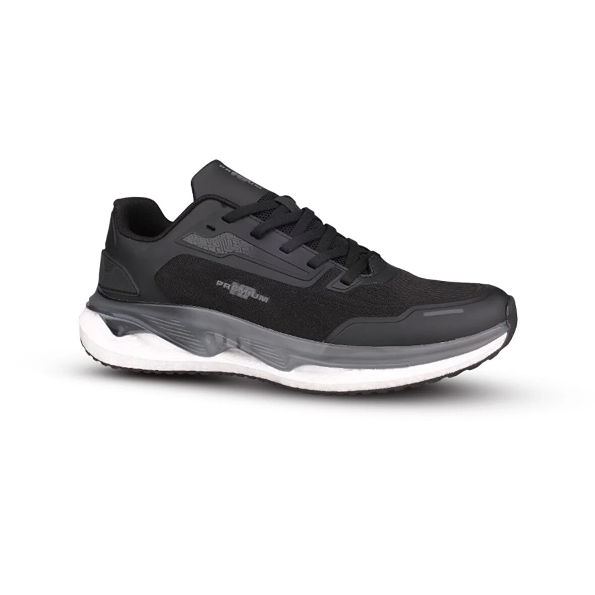 Erkek Koşu Ayakkabısı - Siyah-Beyaz,