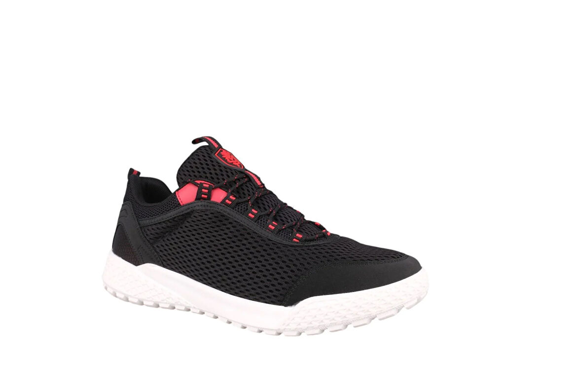 Günlük Ayakkabı - Siyah-Beyaz, Fileli