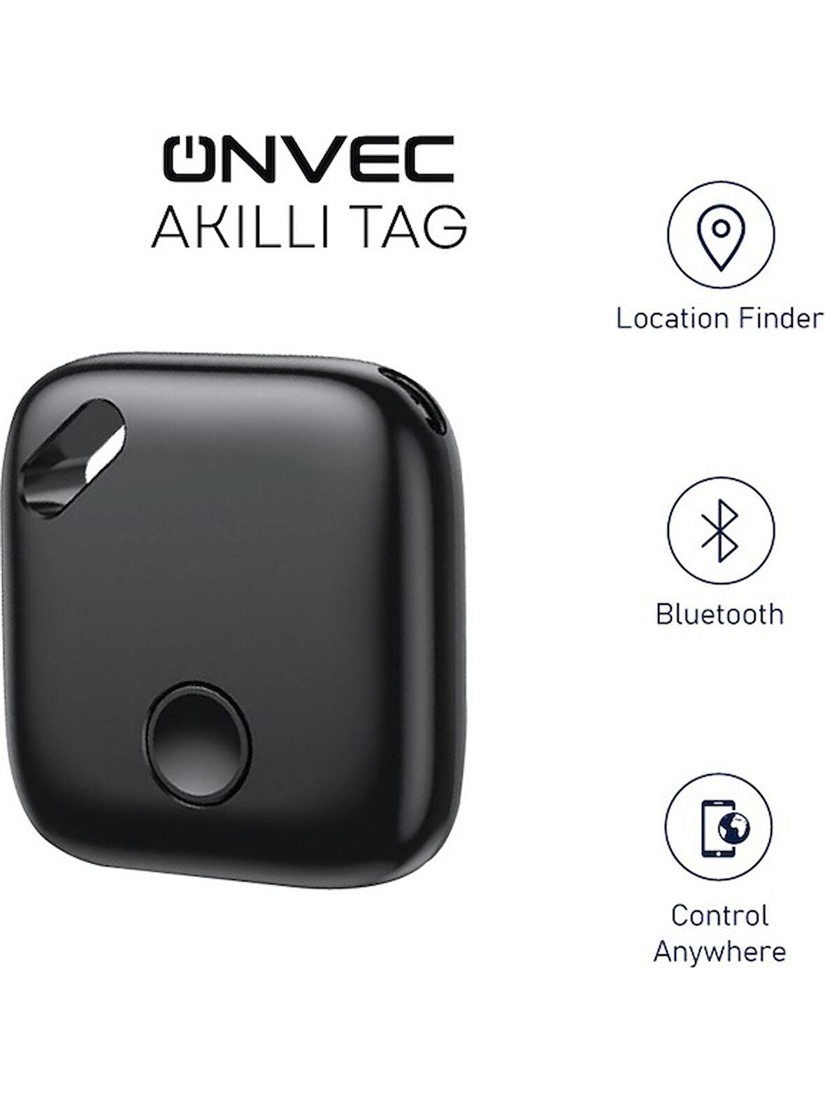 Onvec Smart Tag Akıllı Takip Cihazı (Apple uyumlu)