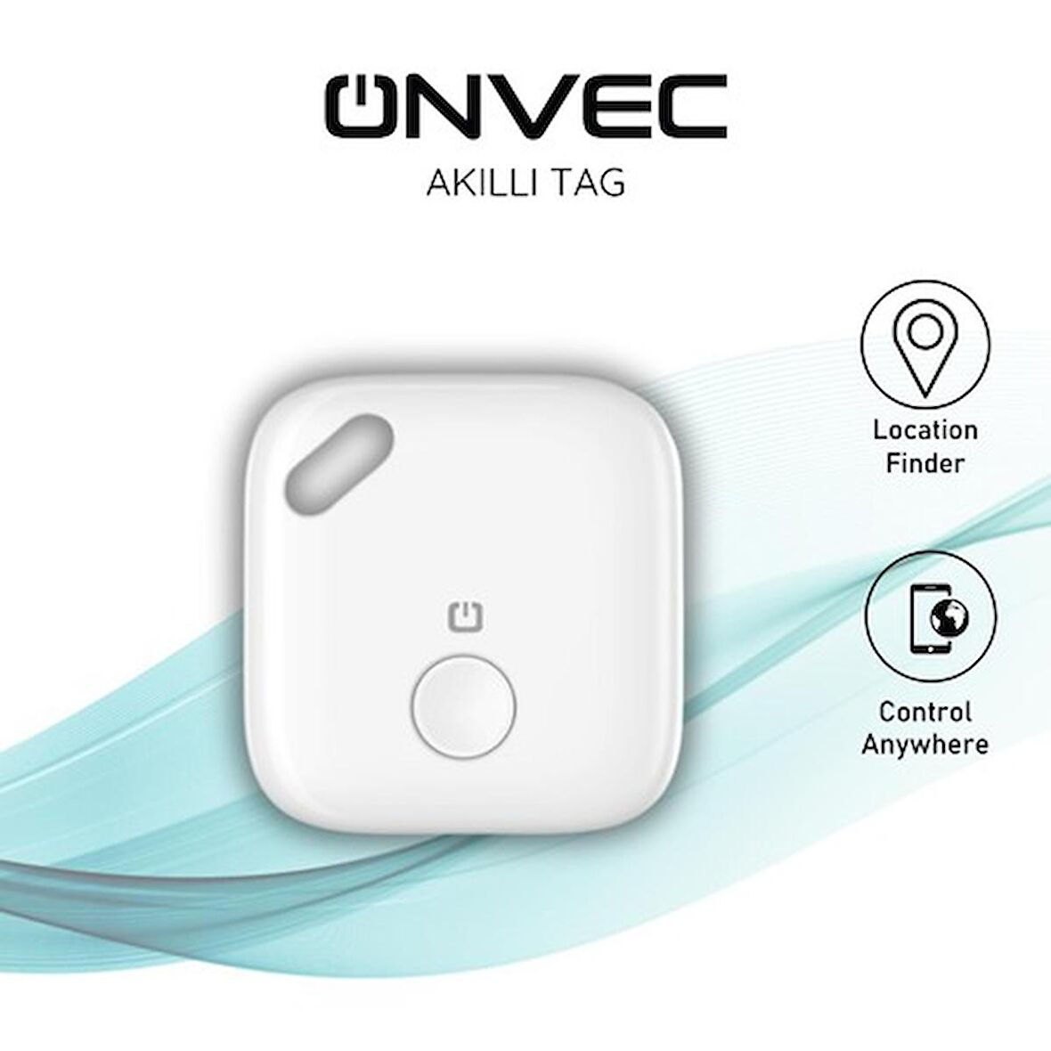 Onvec Smart Tag Beyaz Akıllı Takip Cihazı