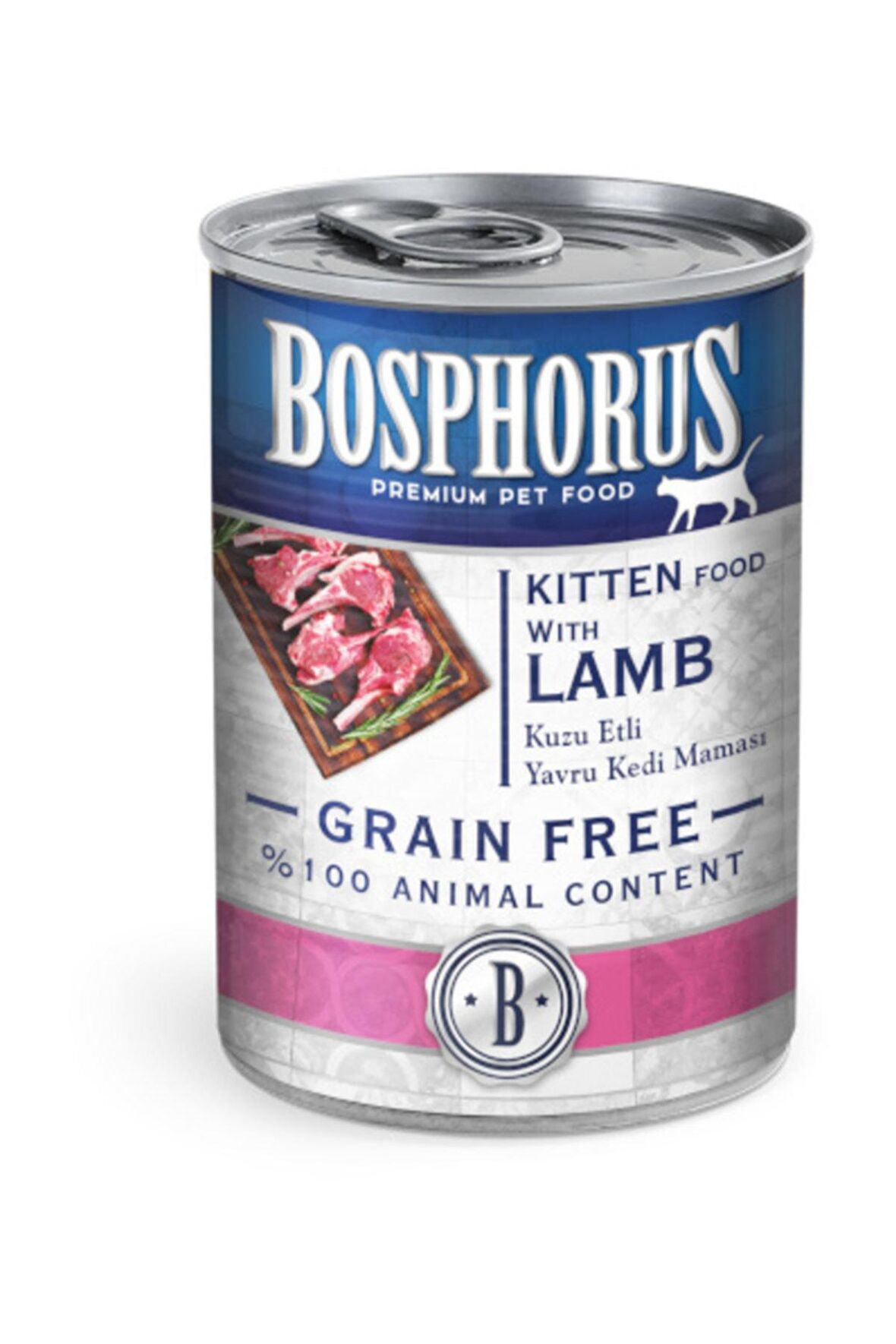 Bosphorus Kuzu Etli Yavru Kedi Konservesi 415 Gr