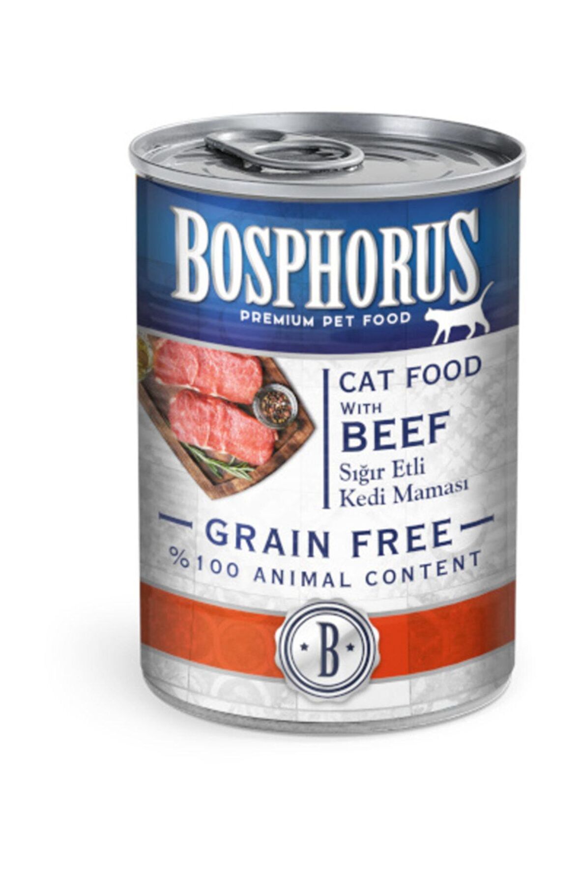 Bosphorus Sığır Etli Kedi Konservesi 12 X 415 Gr