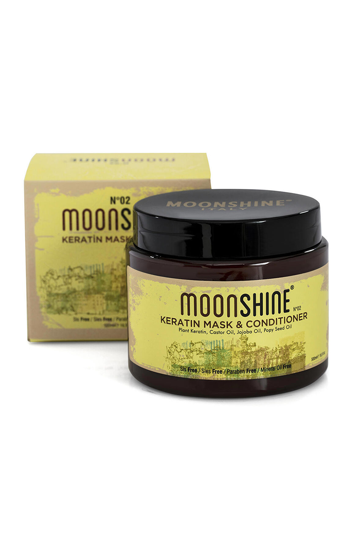 Moonshine Keratin Mask & Conditioner 500ML