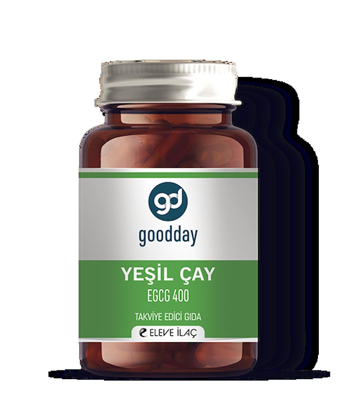 GOODDAY YEŞİL ÇAY 400 EGCG 60 KAPSÜL TAKVİYE EDİCİ GIDA