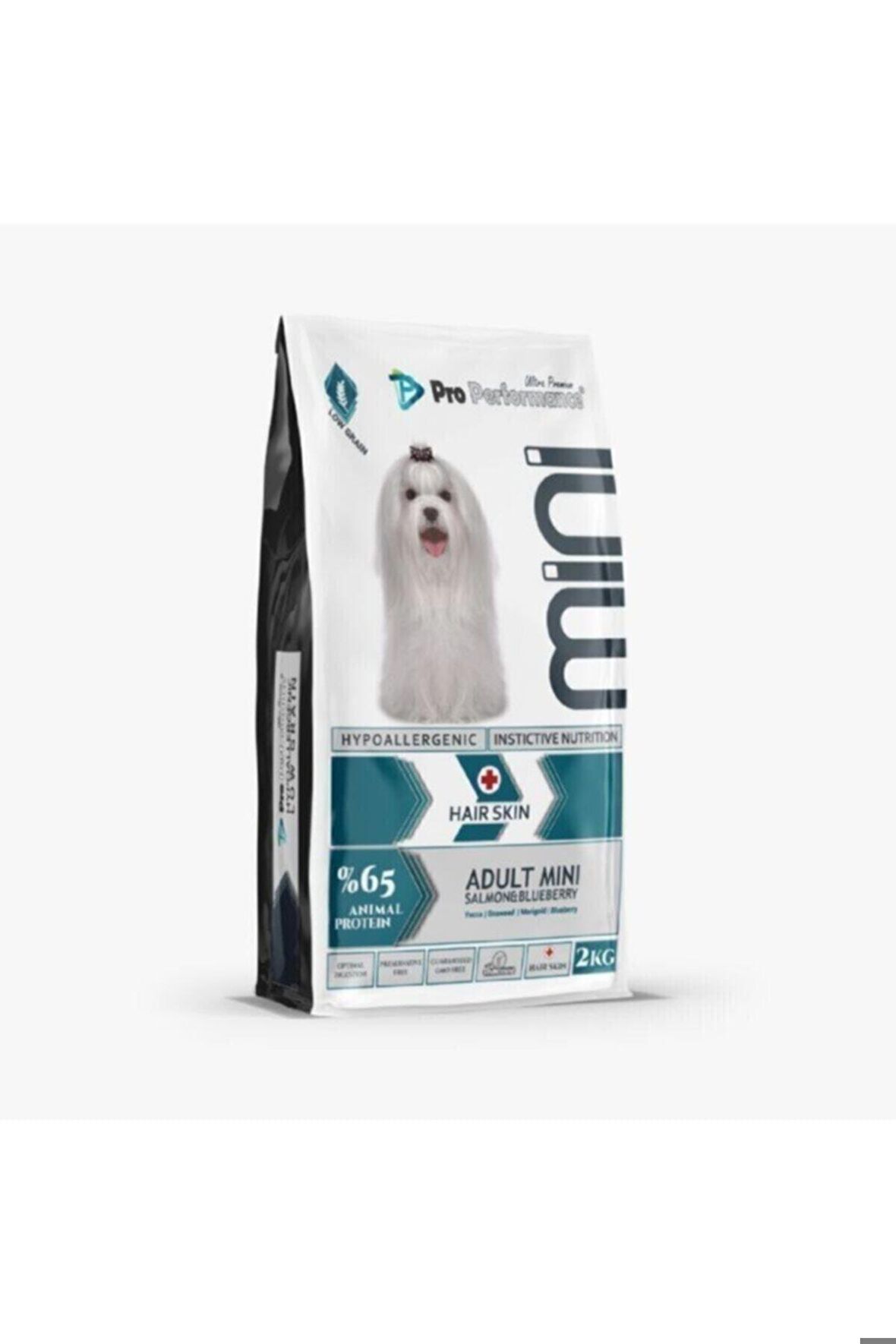 Pro Performance Somonlu ve Yaban Mersinli Mini Irk Yetişkin Köpek Kuru Maması 2 kg