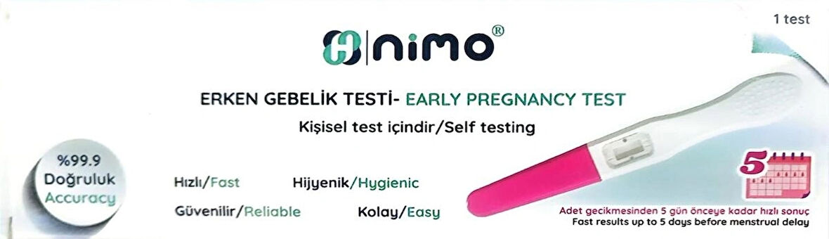 NİMO ERKEN GEBELİK TESTİ