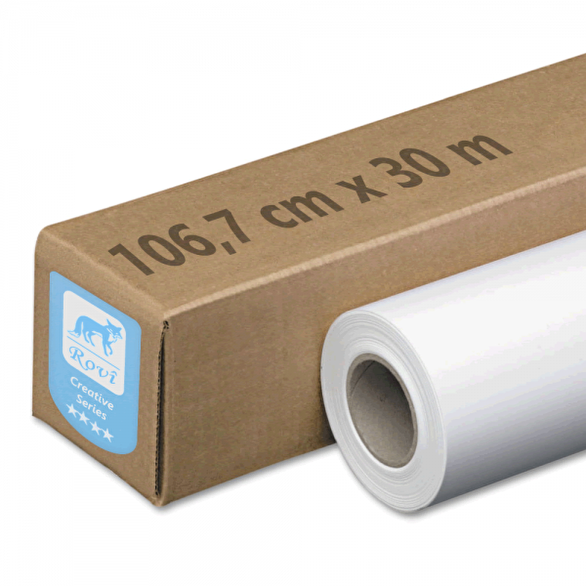 CREATIVE Mat Plastik 106,7 cm x 30 m Rulo Etiket - 180 gsm