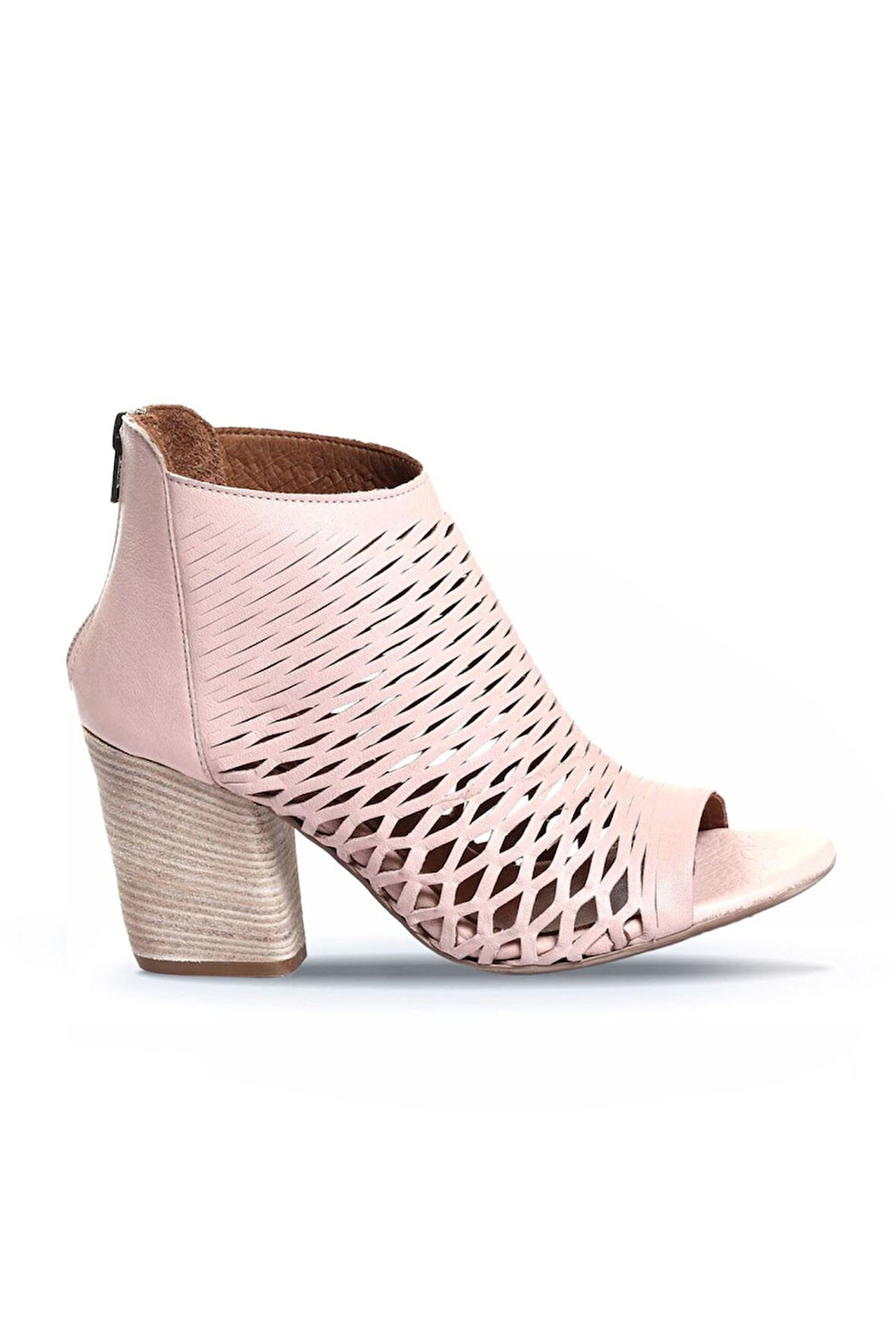 Bueno Shoes Pudra Deri Kadın Topuklu Sandalet 01wl3700