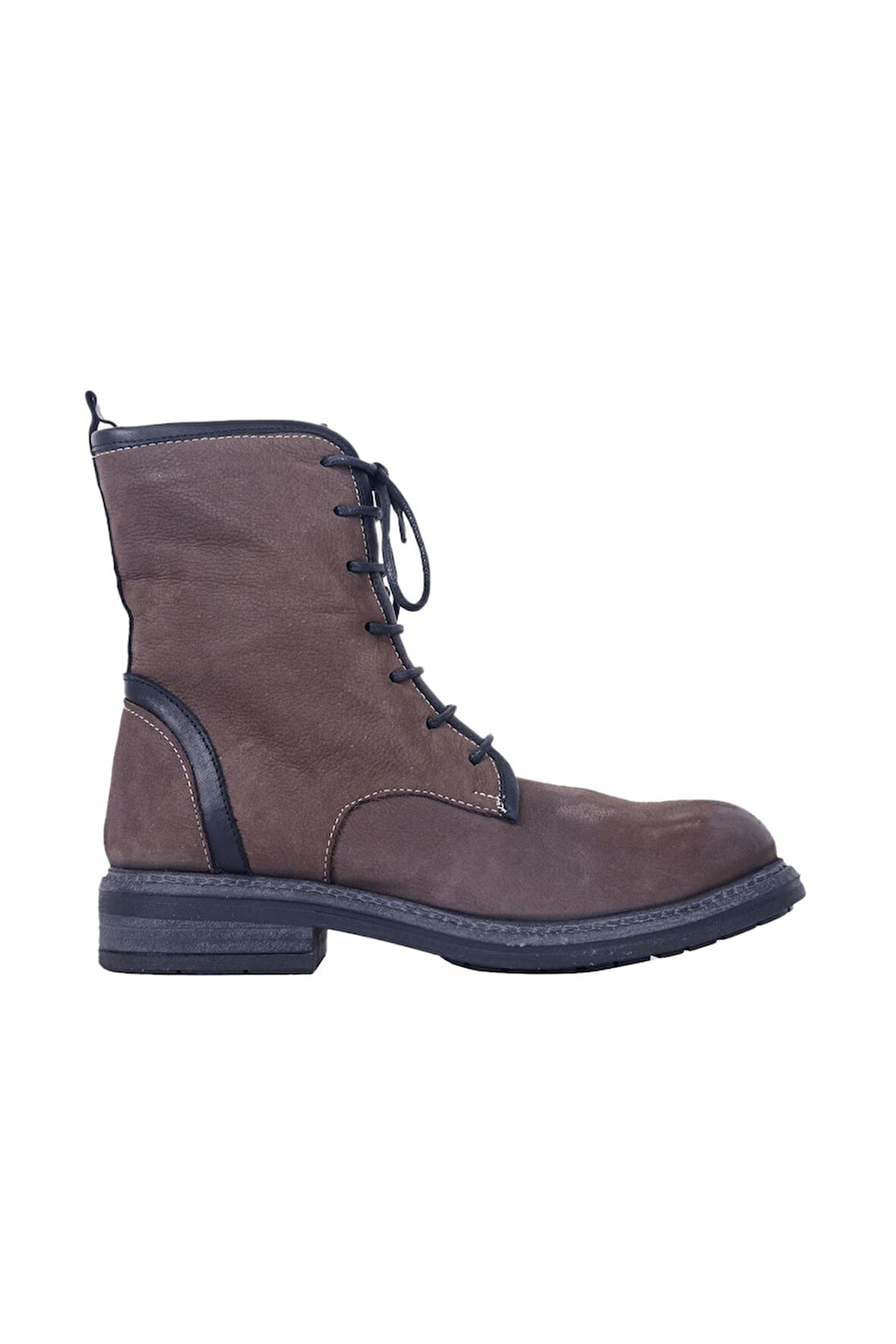 Bueno Shoes Kahverengi Nubuk Kadın Düz Bot 01wp2703
